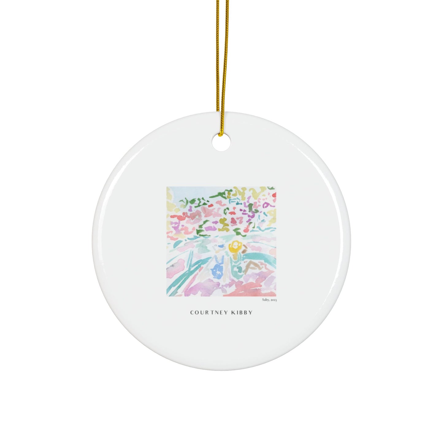 Salty Ceramic Ornaments, Double-Sided