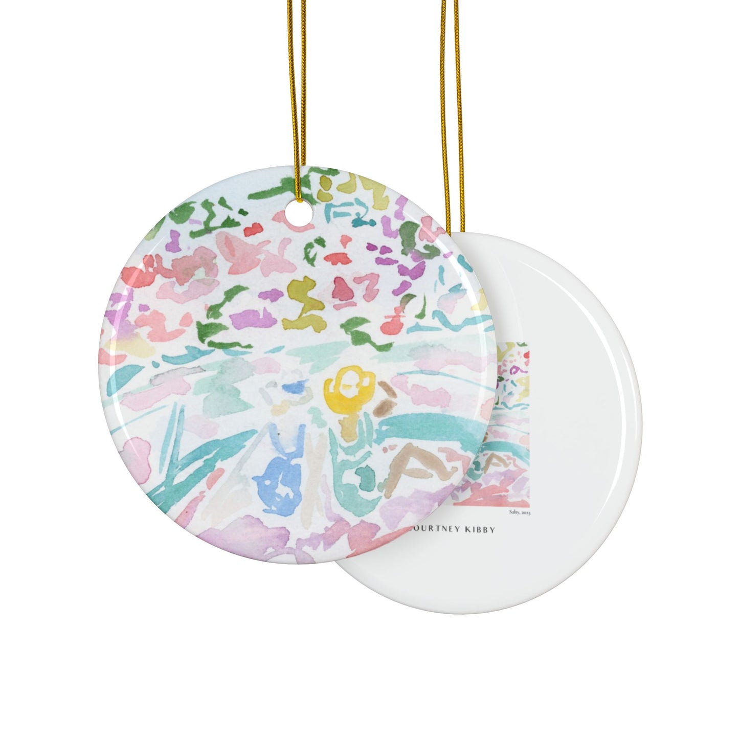Salty Ceramic Ornaments, Double-Sided