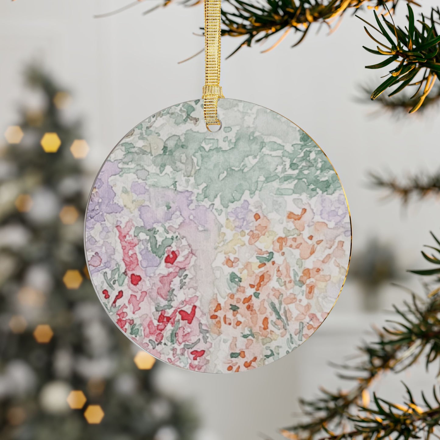 In the Flowers Acrylic Ornaments