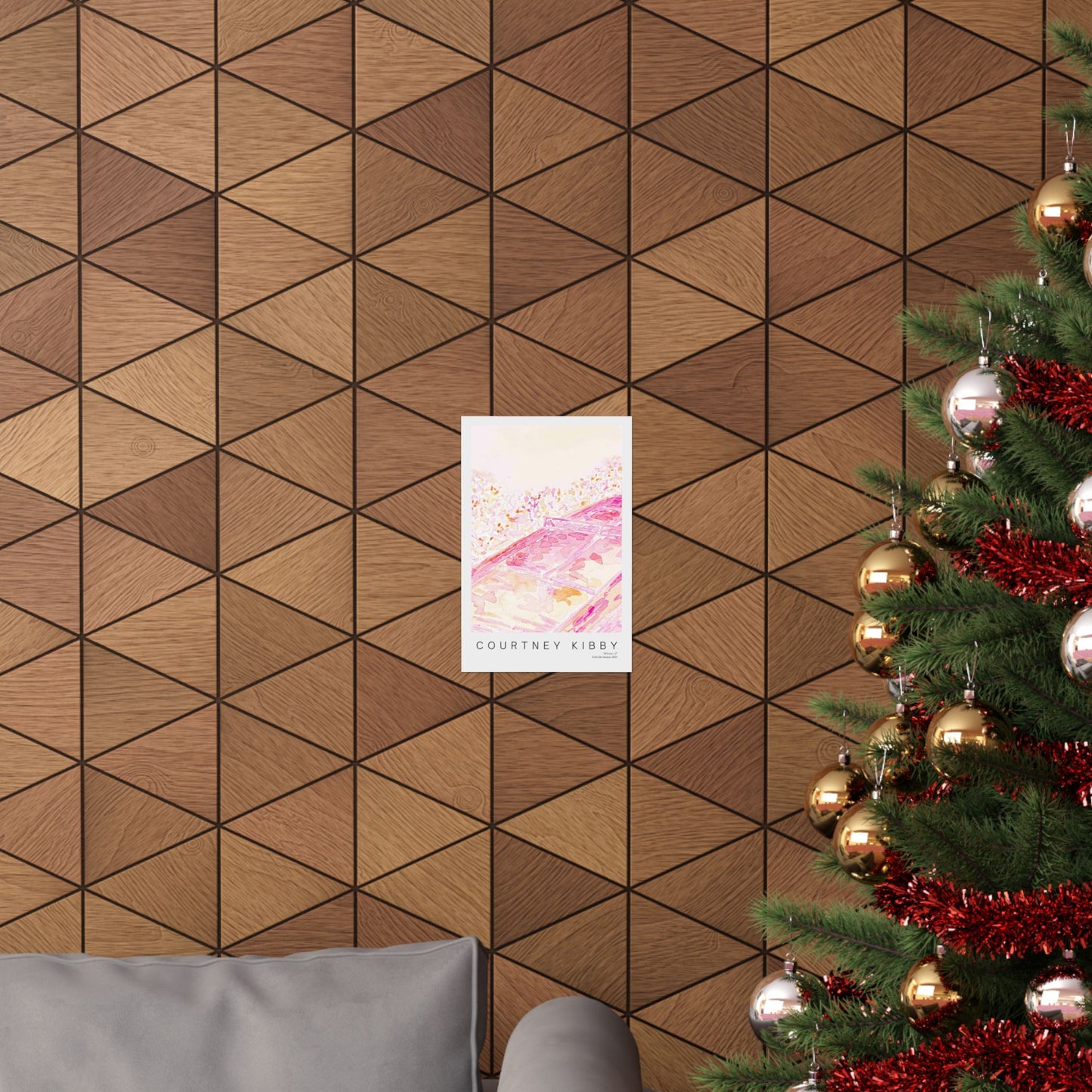 "40 Love in Pink" Matte Vertical Posters