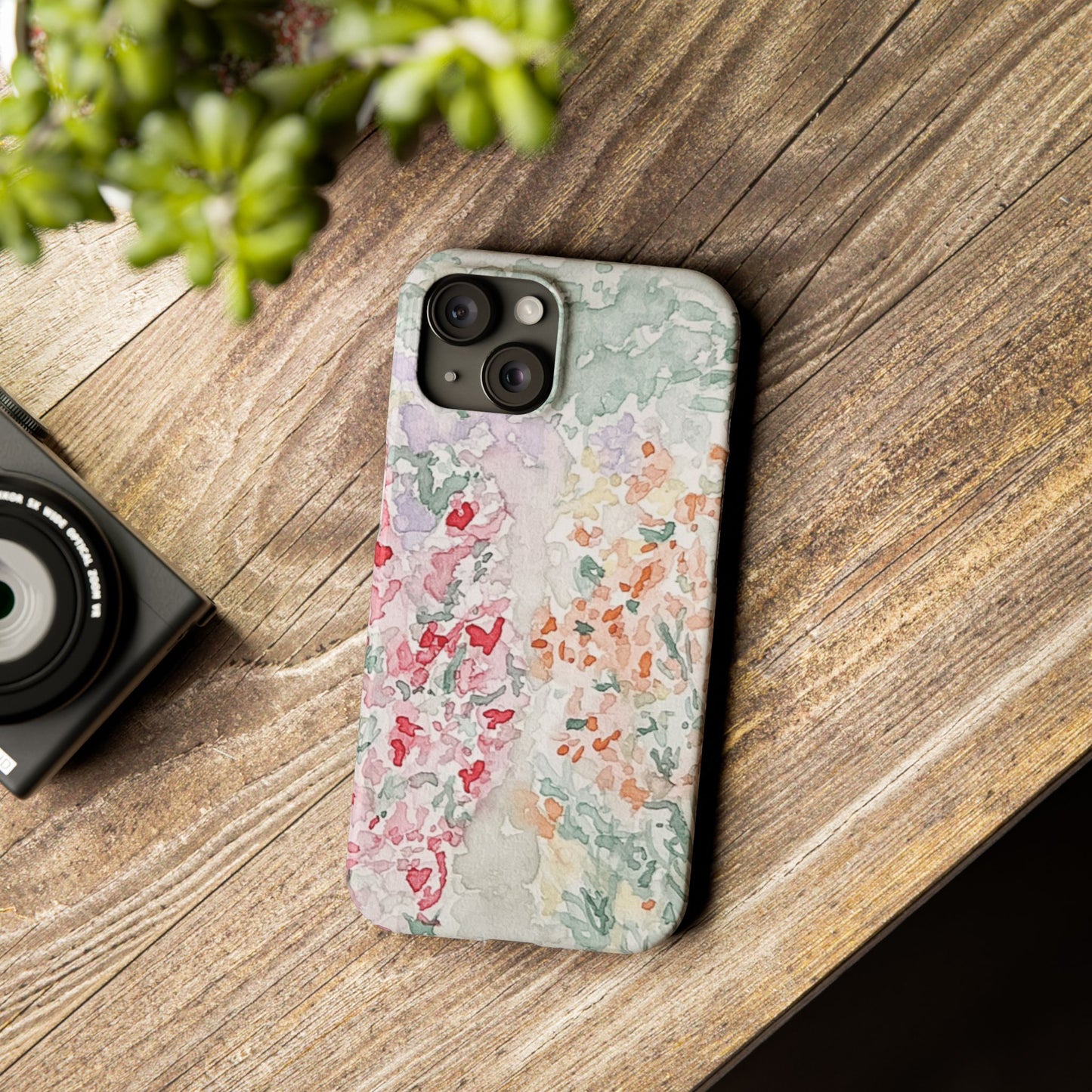 In the Flowers Slim Phone Case