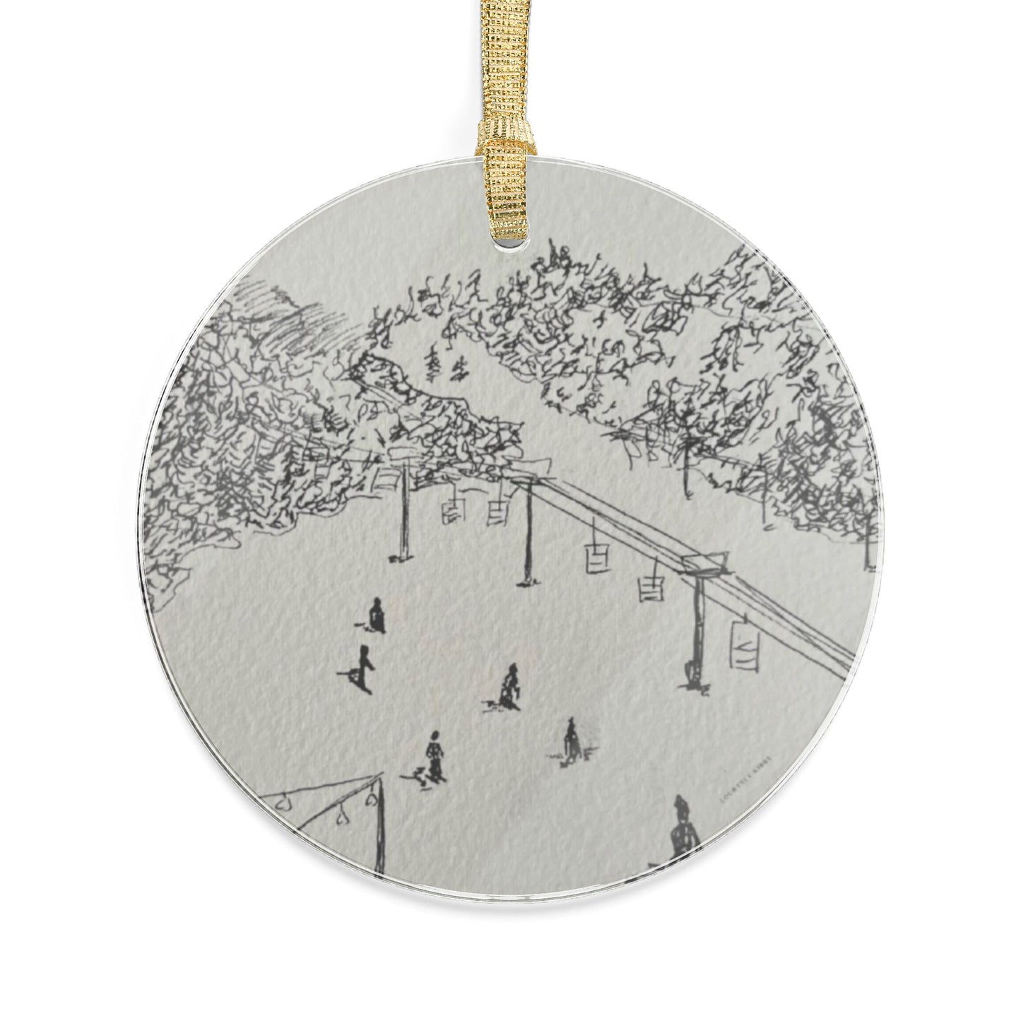 Aspen Acrylic Ornament