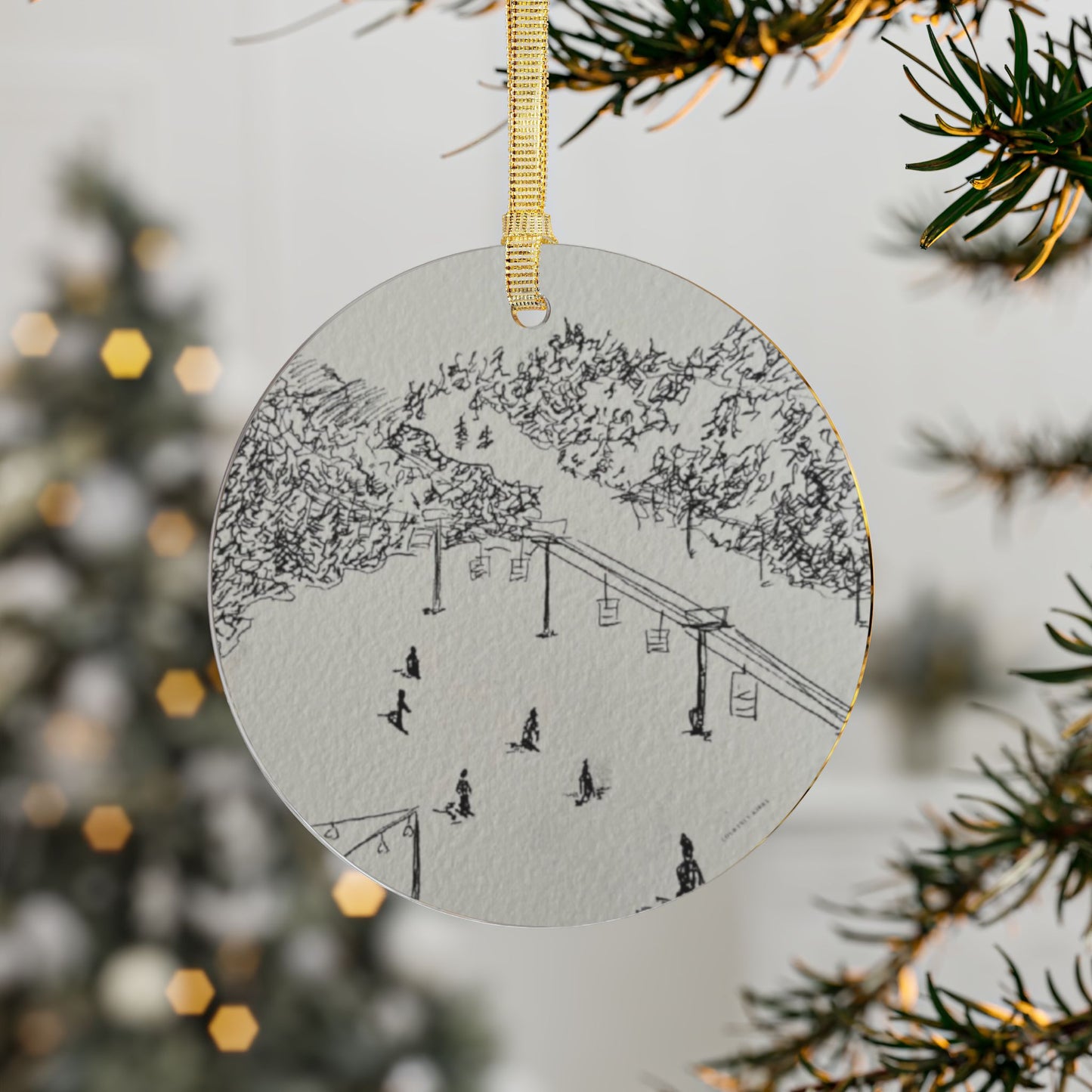 Aspen Acrylic Ornament