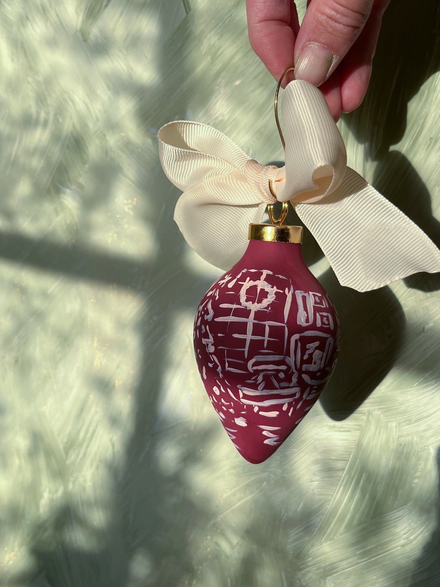 Kindred Bauble in Wine | Holiday 2024 Limited Edition