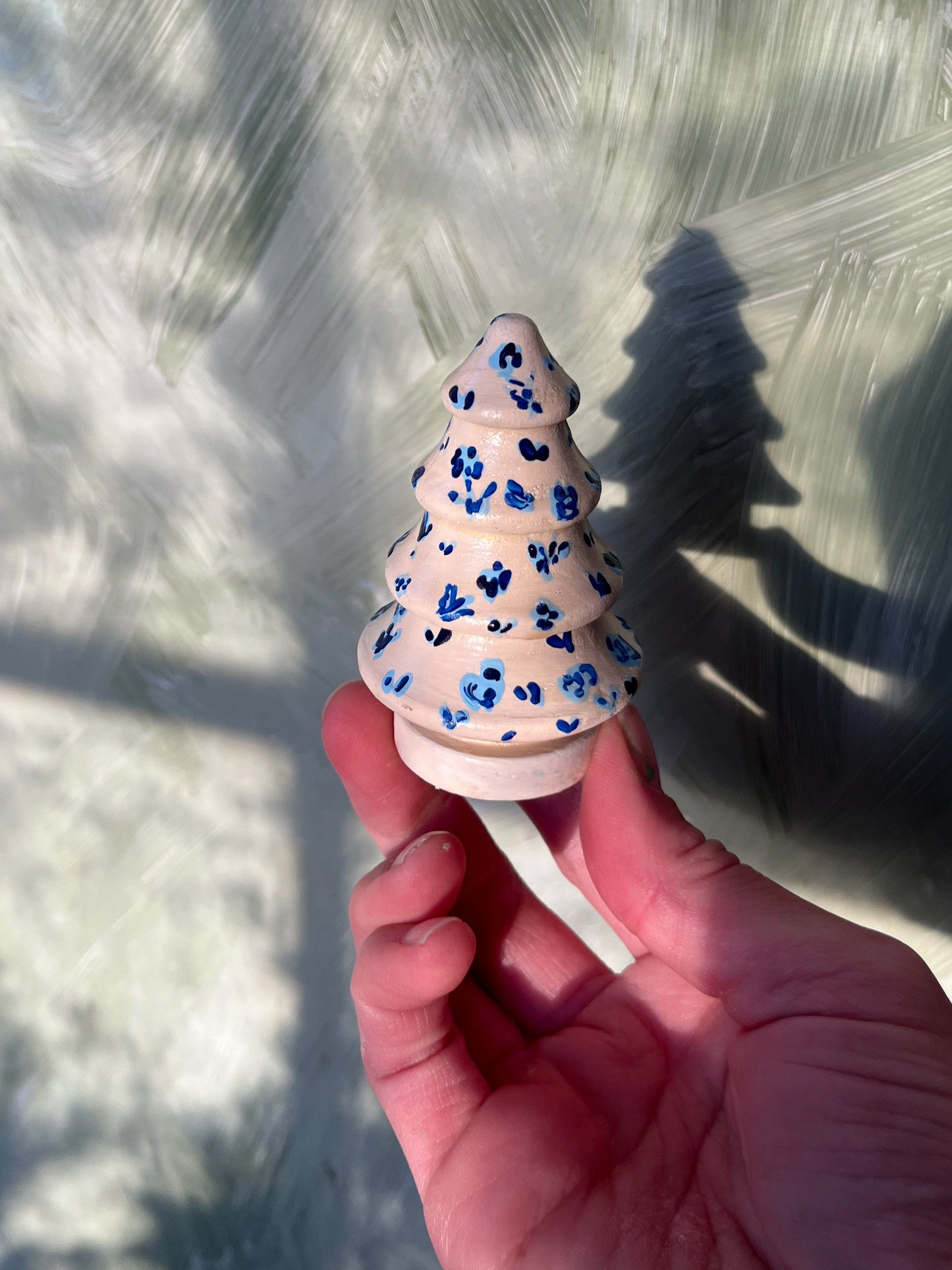 Delft Blue Floral Tree Ornament | Holiday 2024 Limited Edition