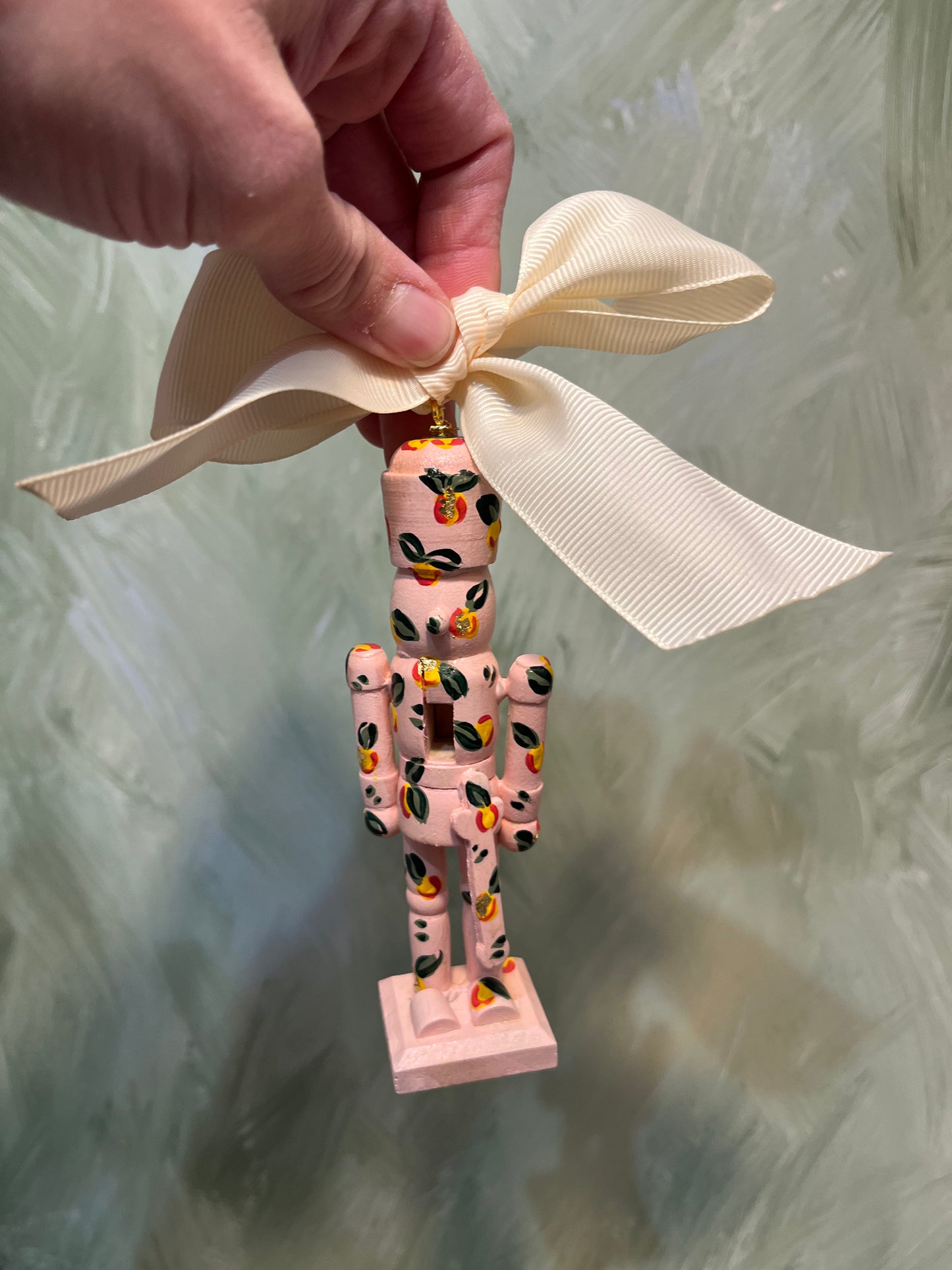 Lemons on Pink Nutcracker Ornament | Holiday 2024 Limited Edition