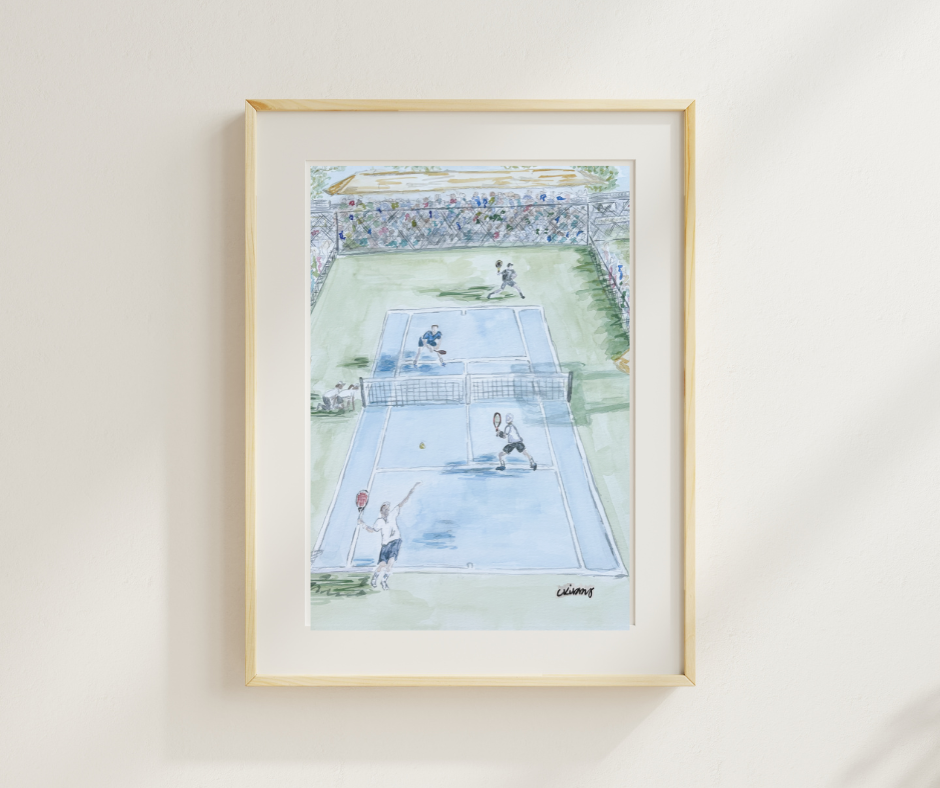 First Serve, a Fine Art Print