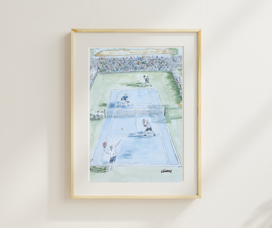 First Serve, a Fine Art Print