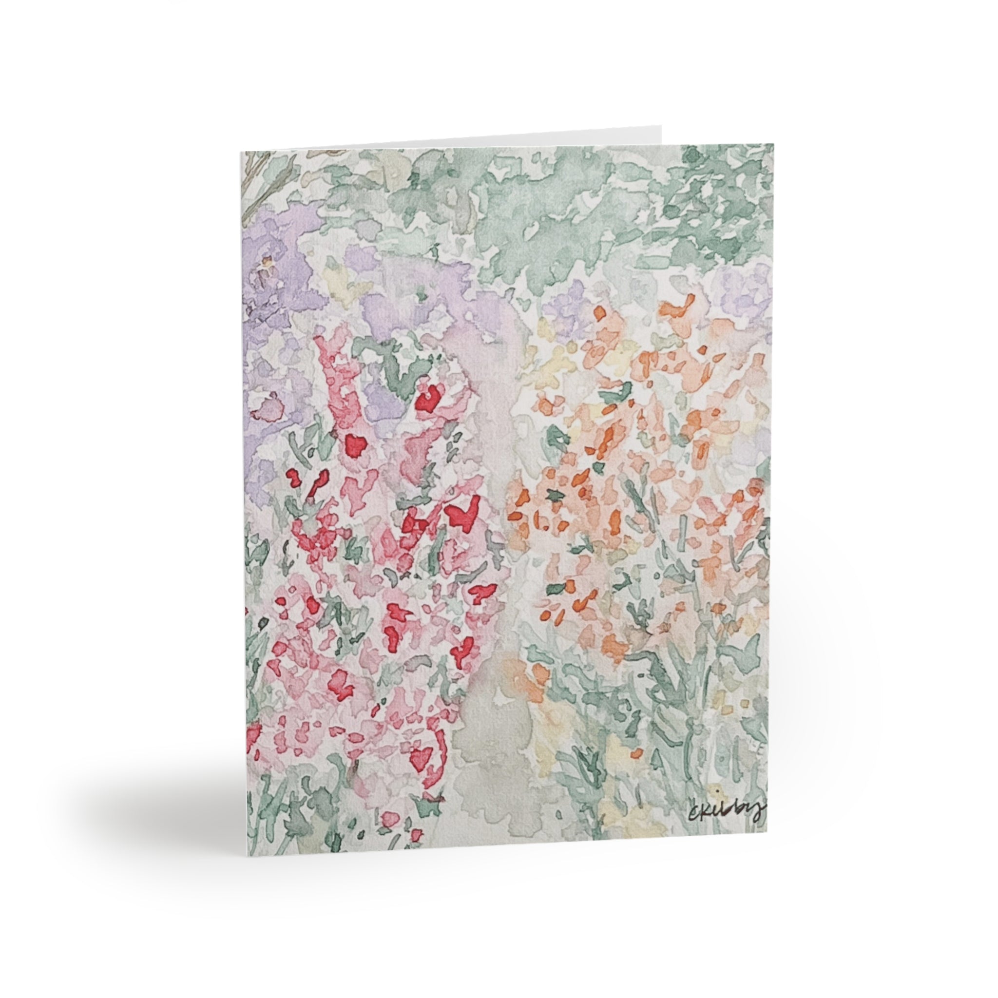 Floral Watercolor Greeting Cards Set - 8, 16, or 24 pcs for All Occasions