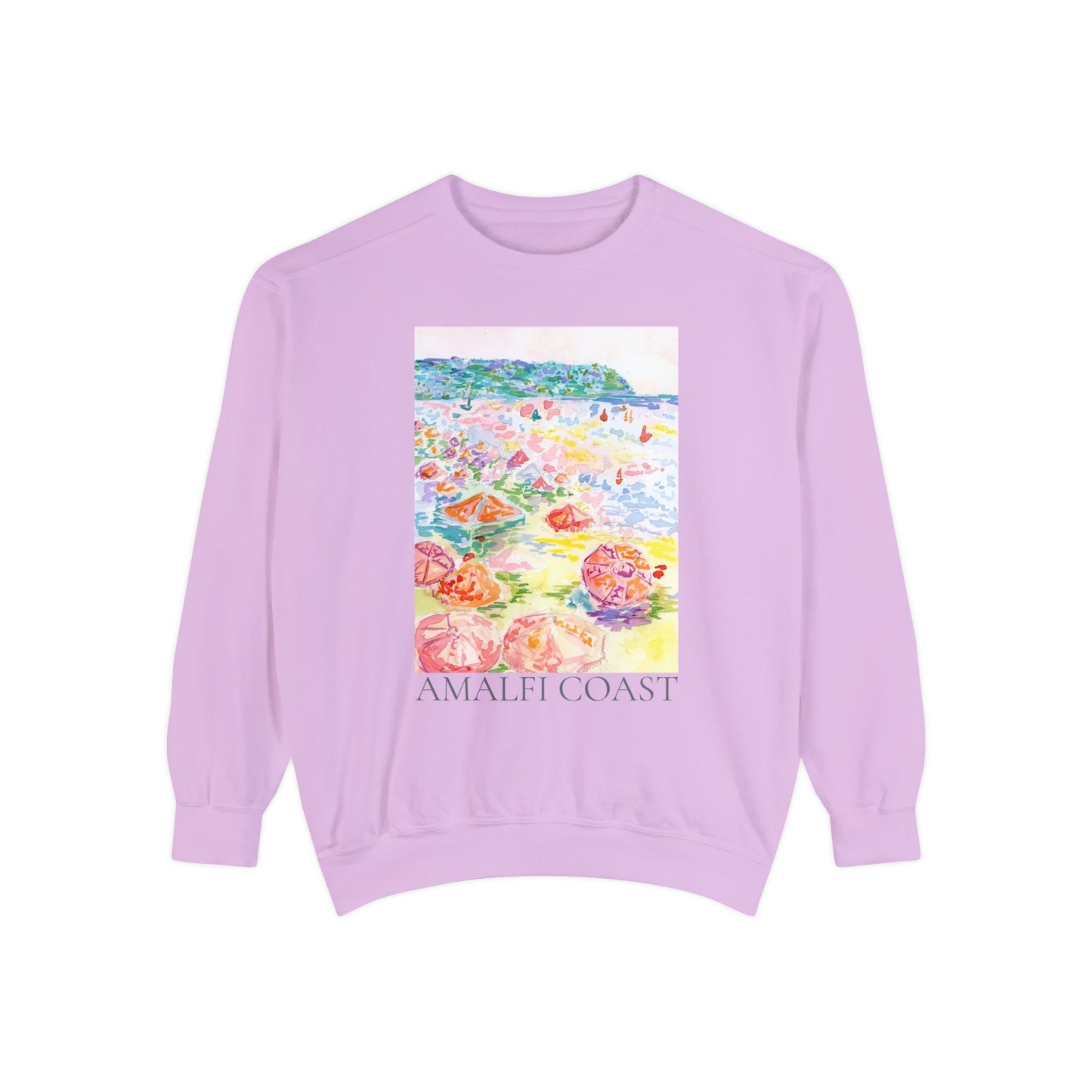 Amalfi Coast Unisex Garment-Dyed Sweatshirt