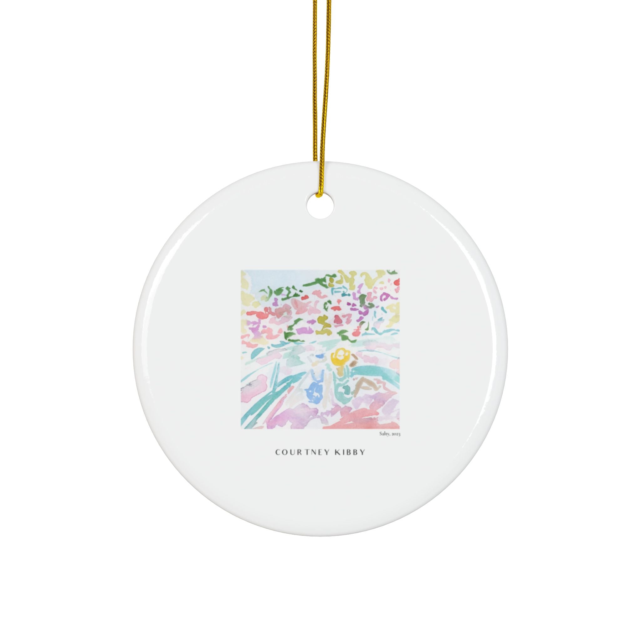 Salty Ceramic Ornaments, Double-Sided