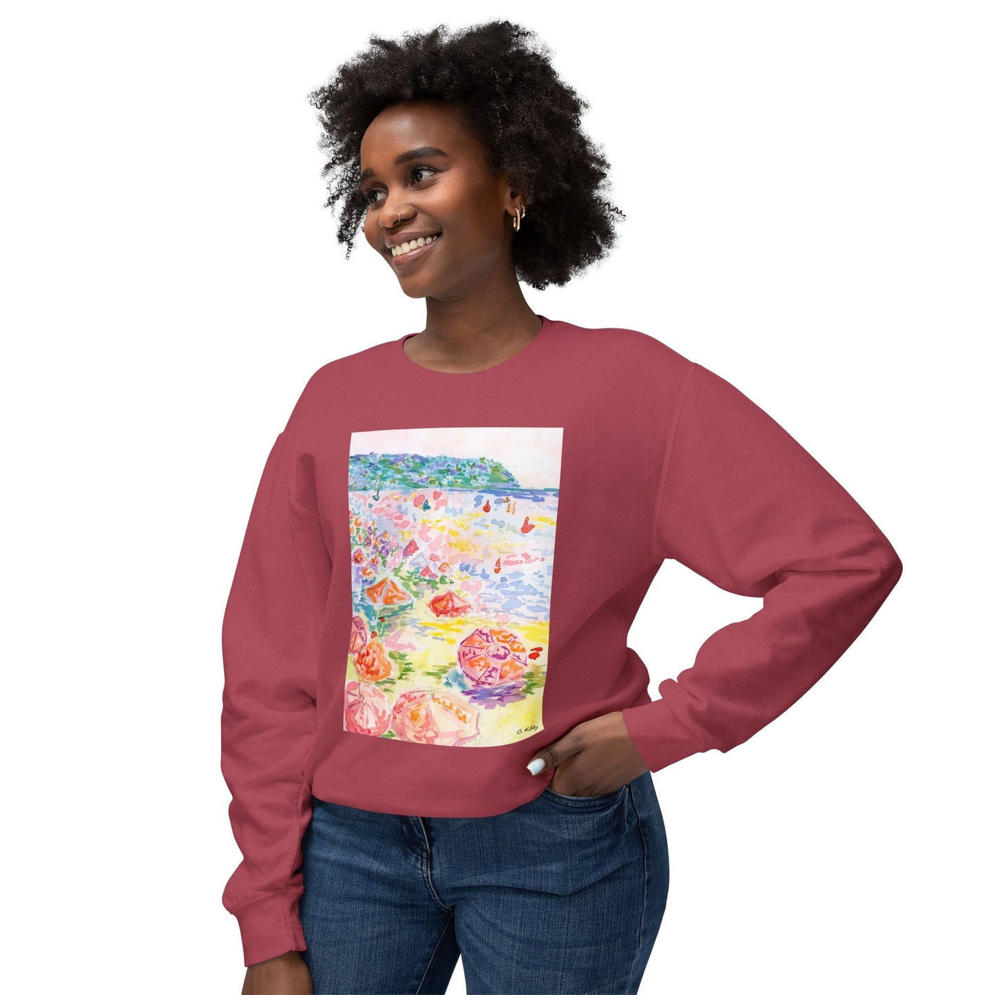 Amalfi Coast II Lightweight Crewneck Sweatshirt