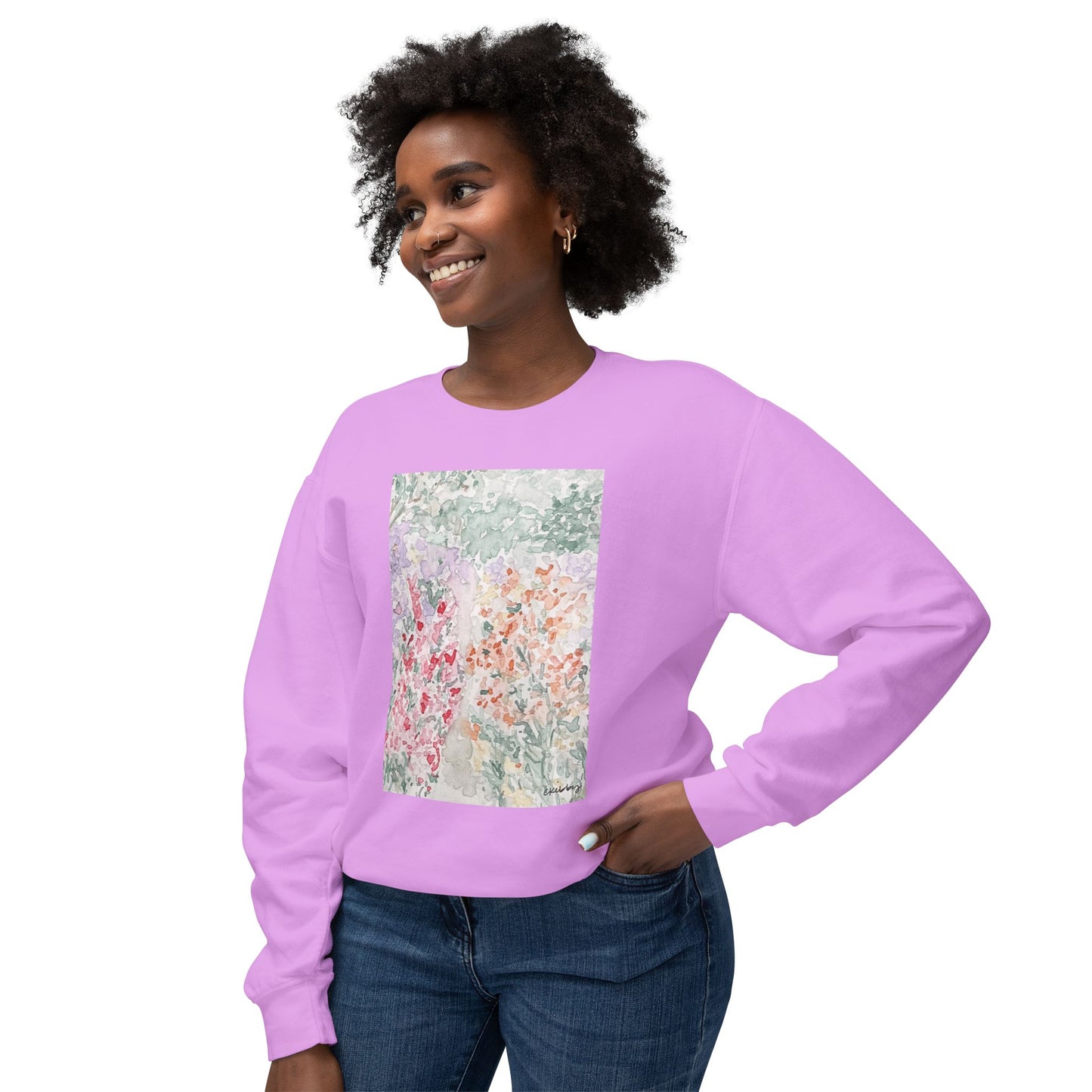 In the Flowers Lightweight Crewneck Sweatshirt