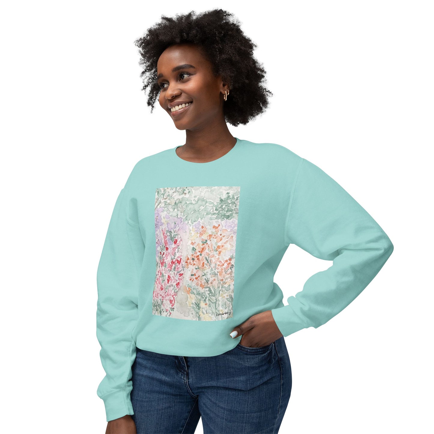 In the Flowers Lightweight Crewneck Sweatshirt