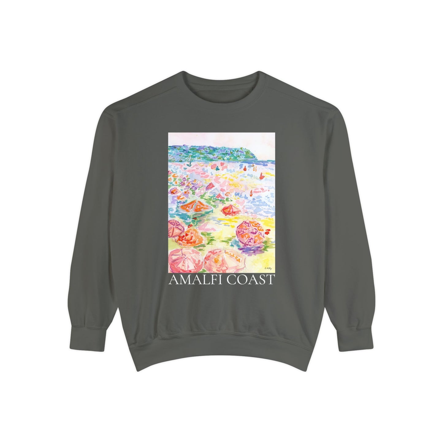 Amalfi Coast Unisex Garment-Dyed Sweatshirt