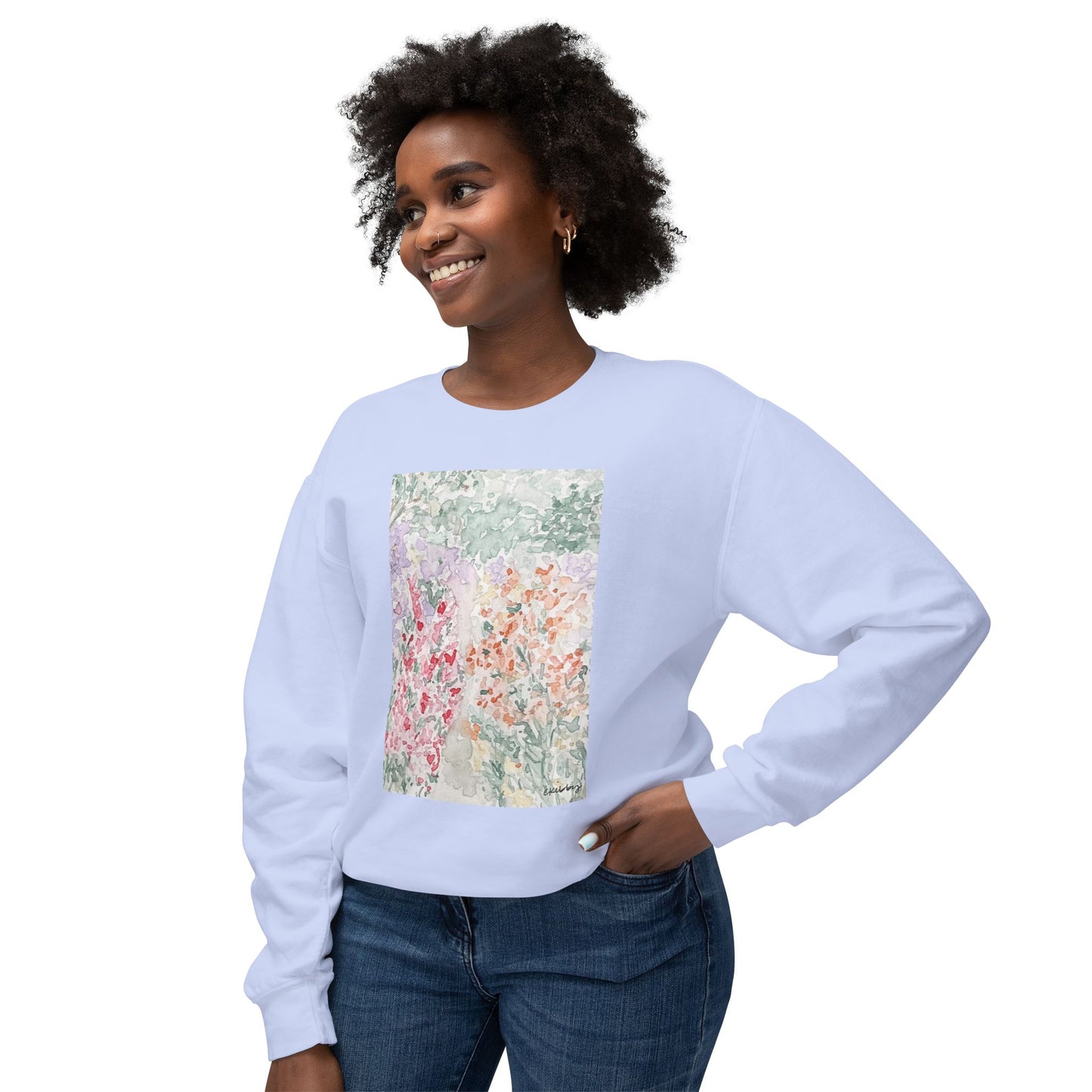 In the Flowers Lightweight Crewneck Sweatshirt