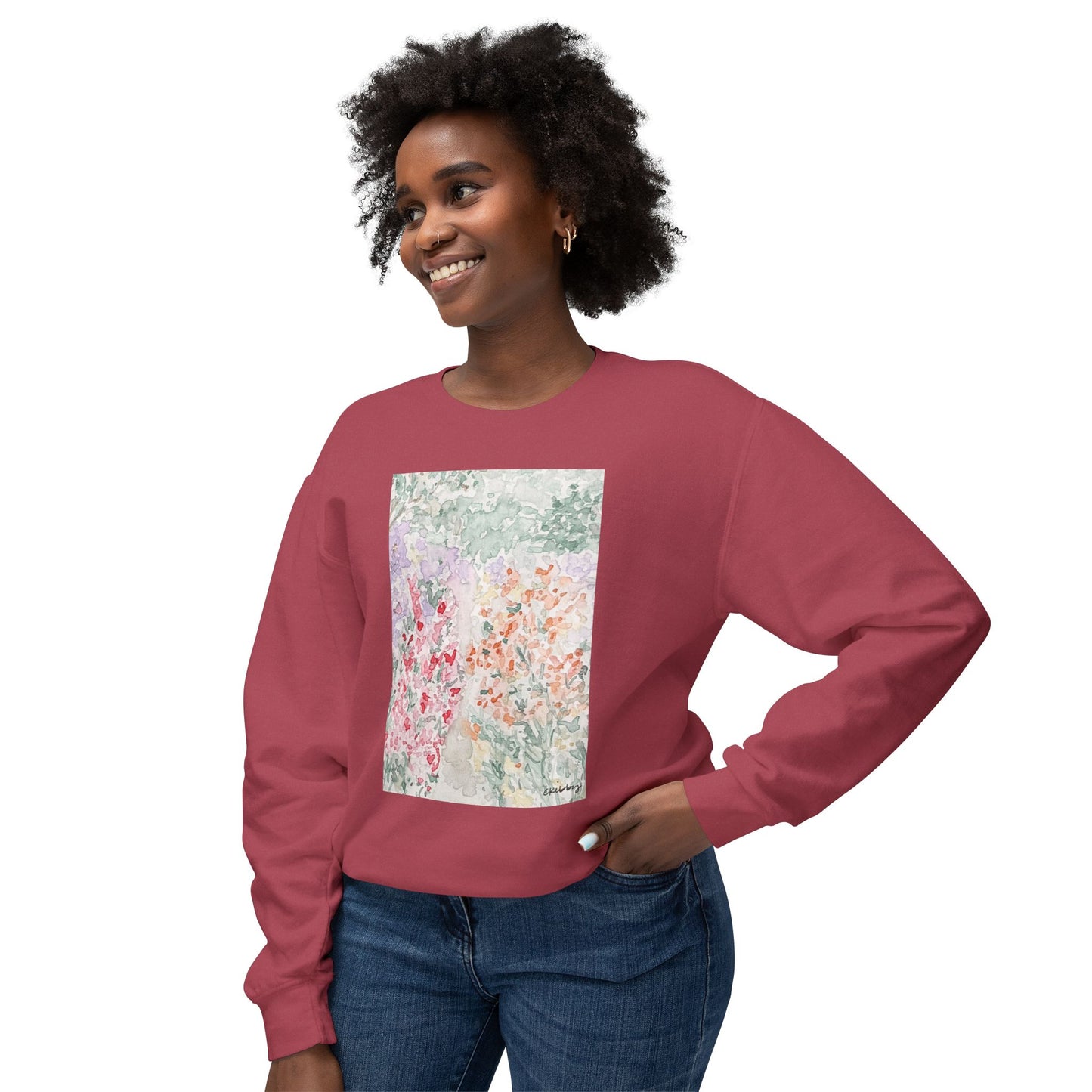 In the Flowers Lightweight Crewneck Sweatshirt