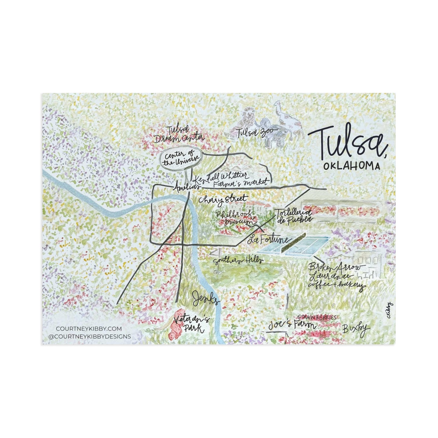 Tulsa Fine Art Postcards