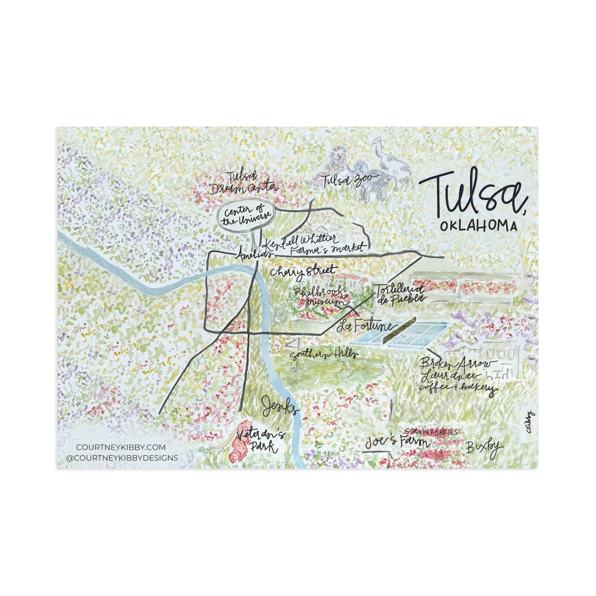 Tulsa Fine Art Postcards