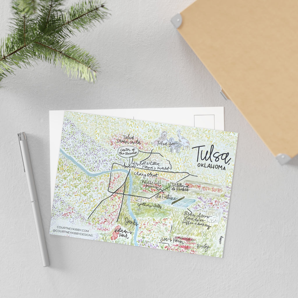 Tulsa Fine Art Postcards