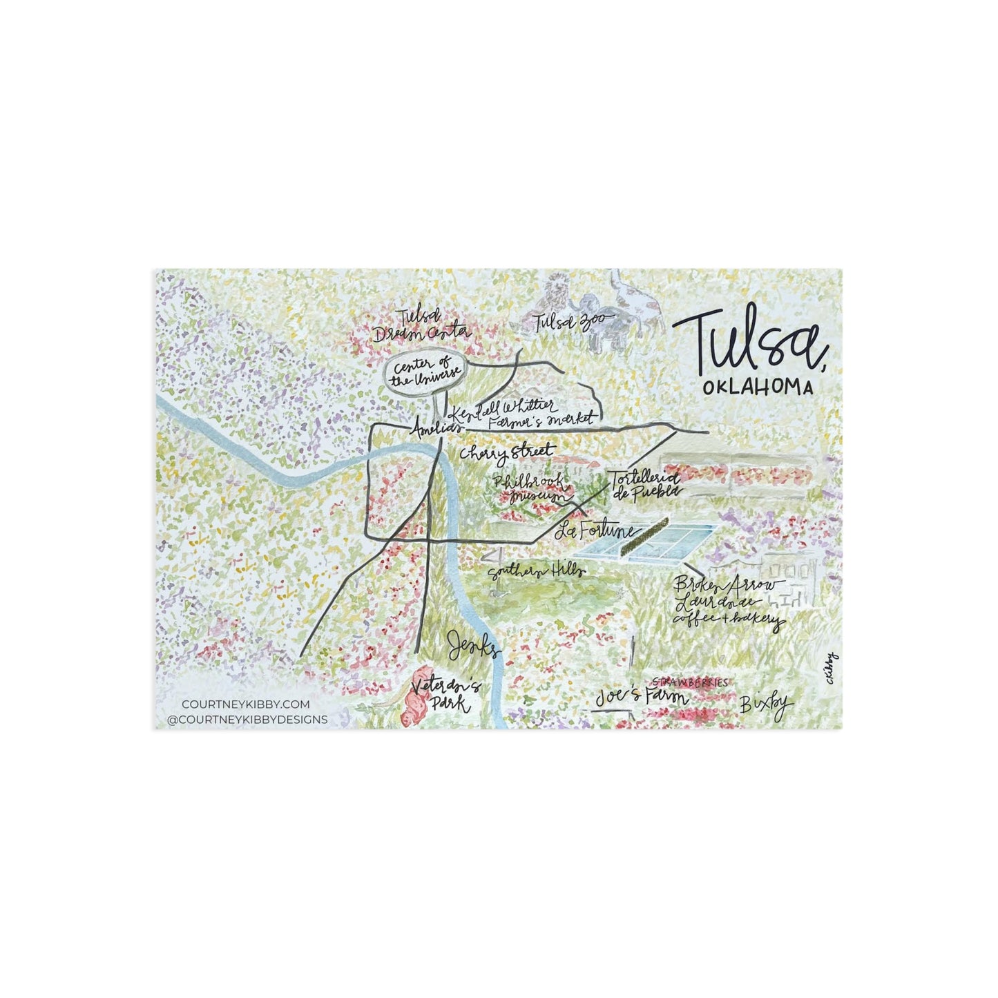 Tulsa Fine Art Postcards