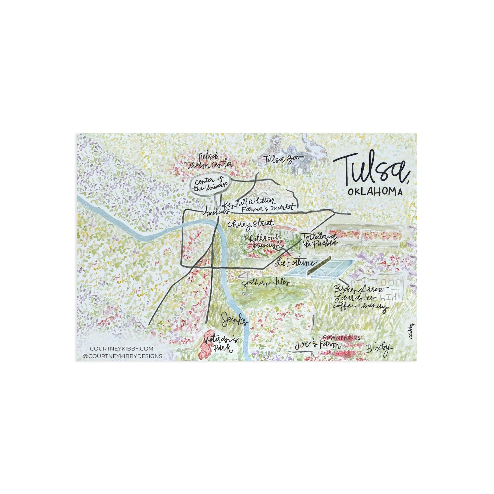 Tulsa Fine Art Postcards