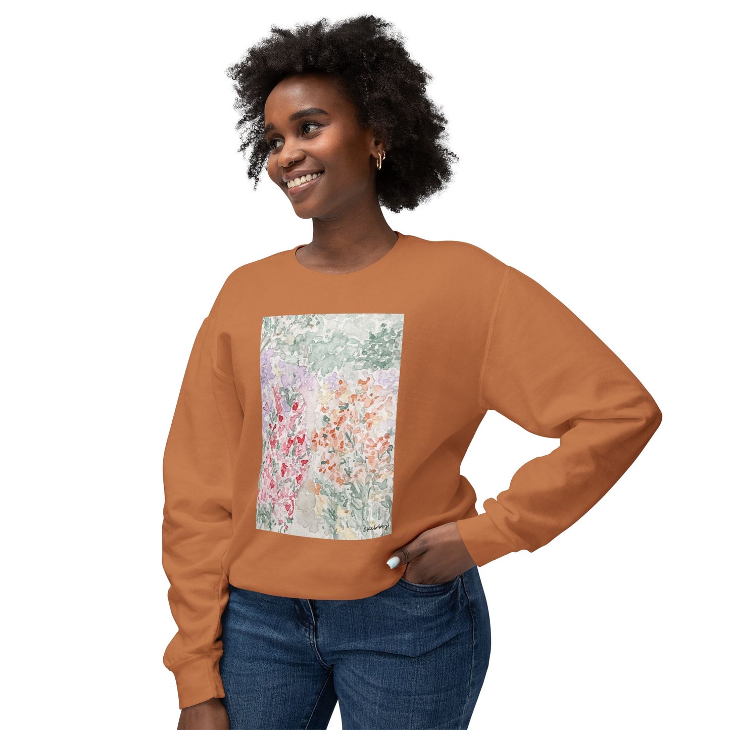 In the Flowers Lightweight Crewneck Sweatshirt