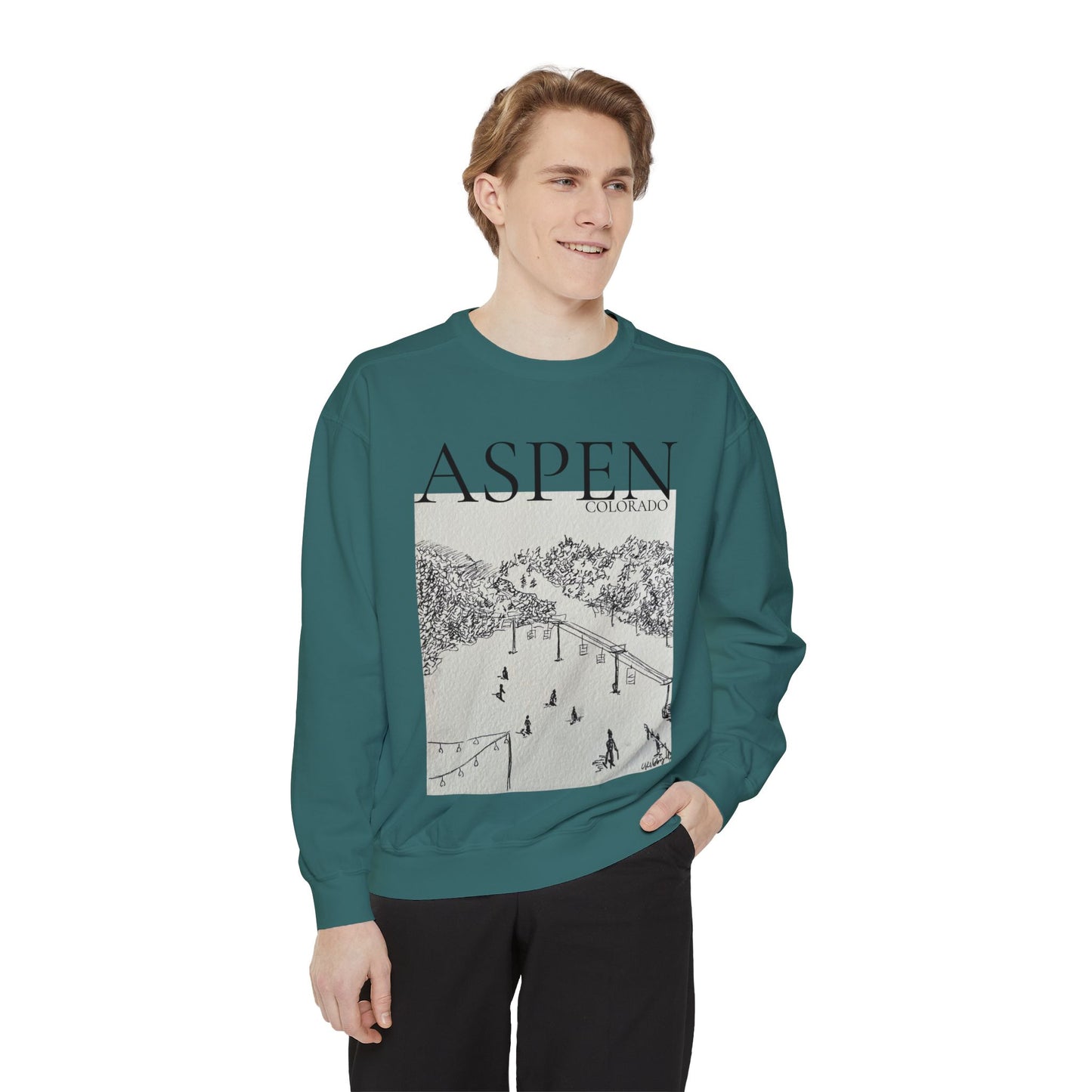 Aspen Garment-Dyed Sweatshirt