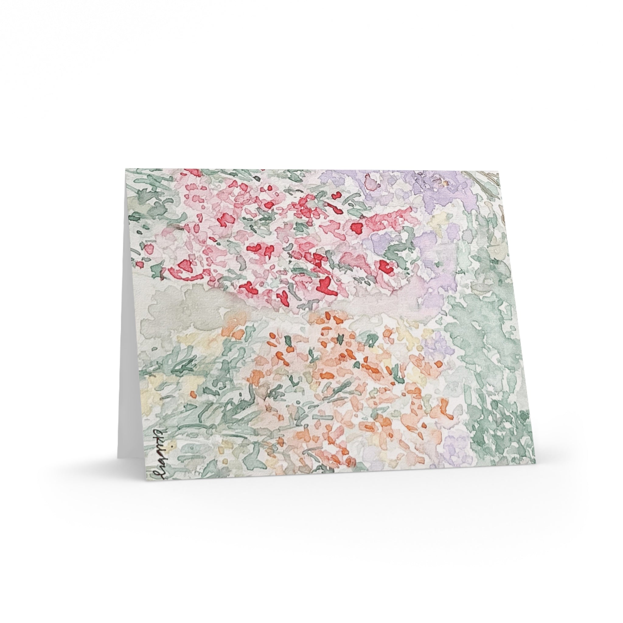 Floral Watercolor Greeting Cards Set - 8, 16, or 24 pcs for All Occasions
