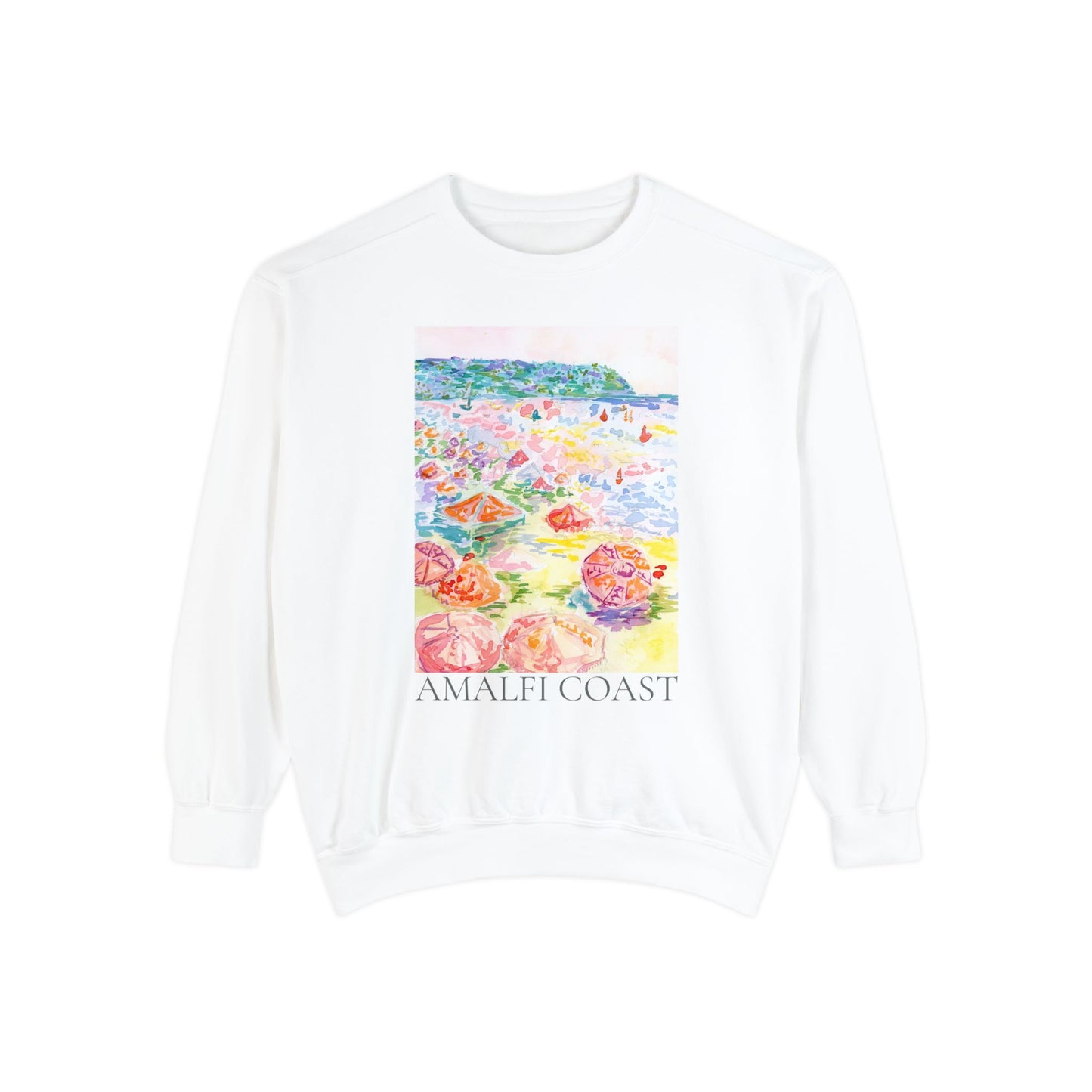 Amalfi Coast Unisex Garment-Dyed Sweatshirt