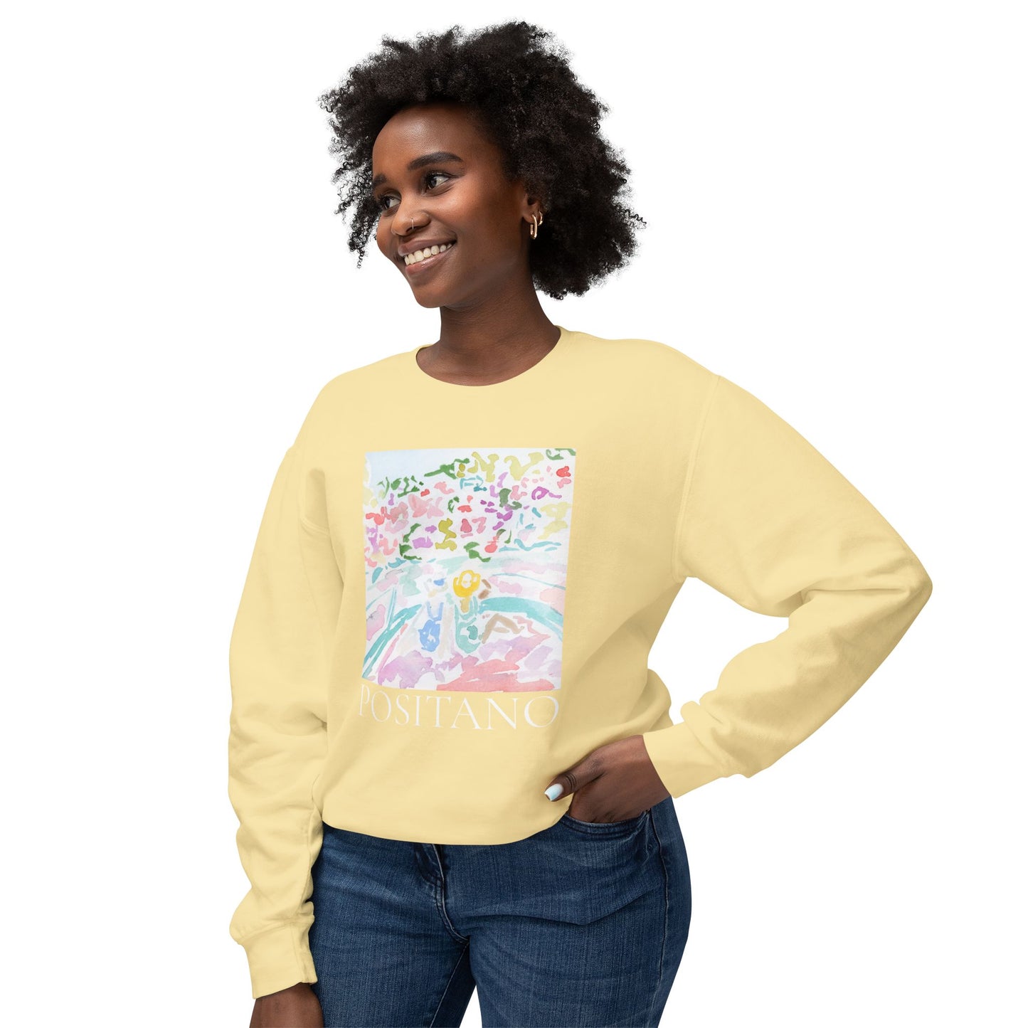 Positano Lightweight Crewneck Sweatshirt