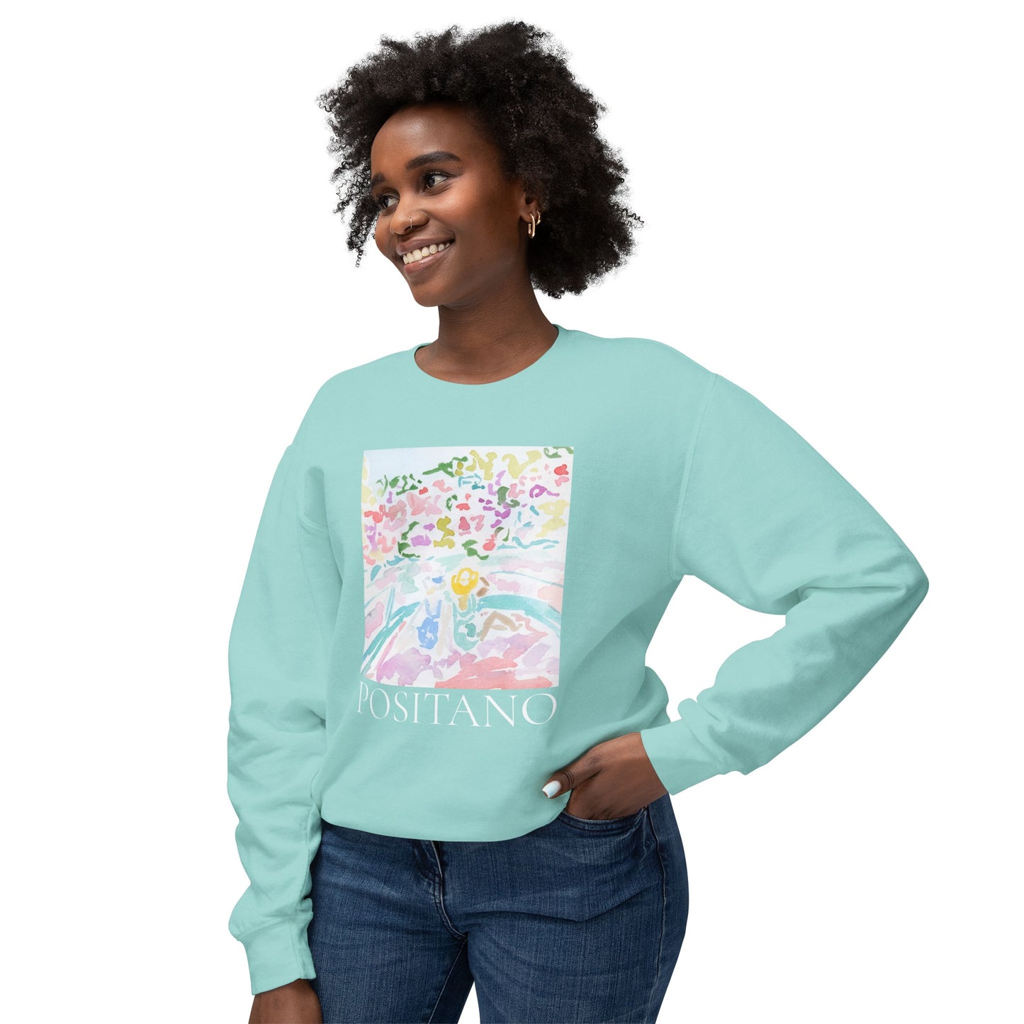 Positano Lightweight Crewneck Sweatshirt