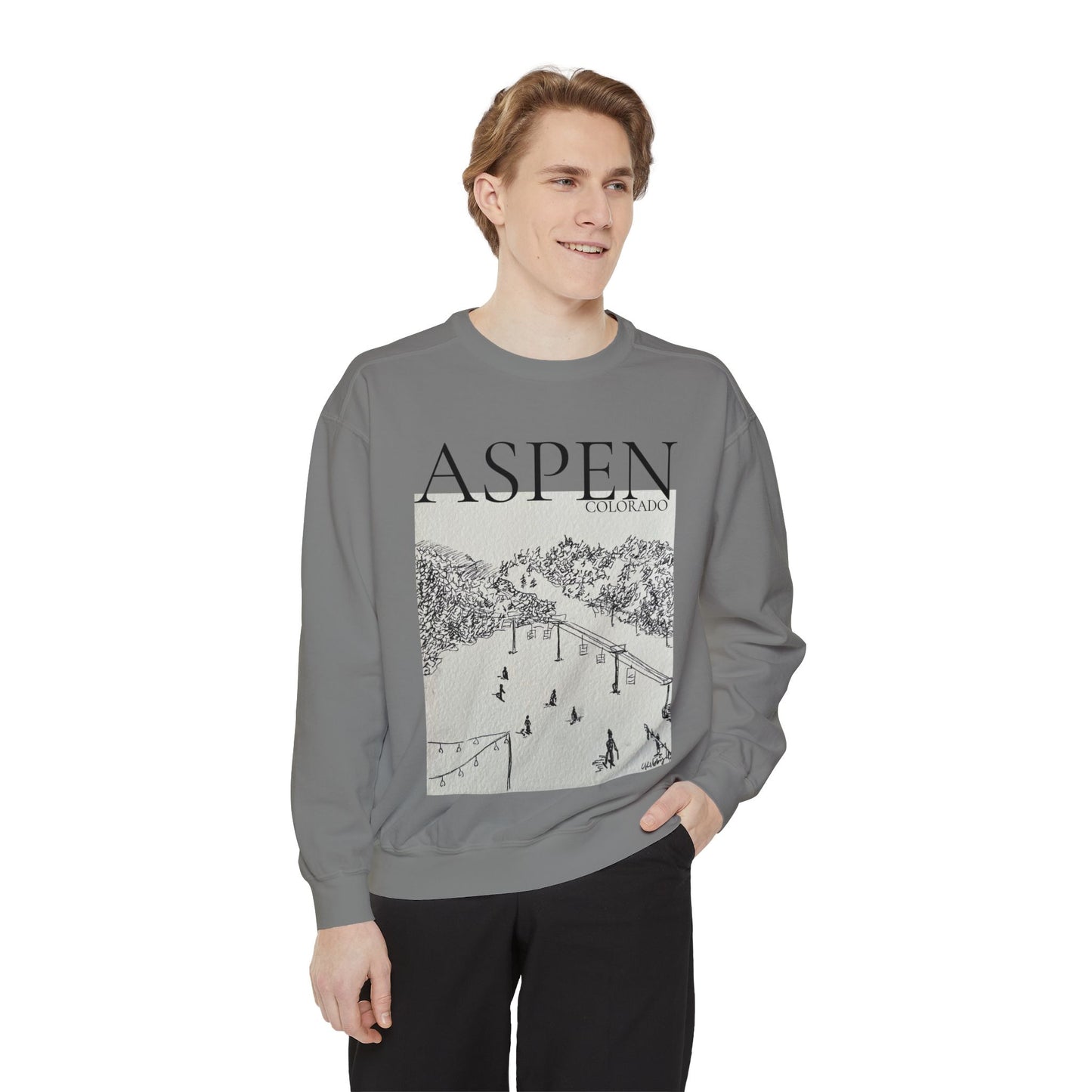 Aspen Garment-Dyed Sweatshirt