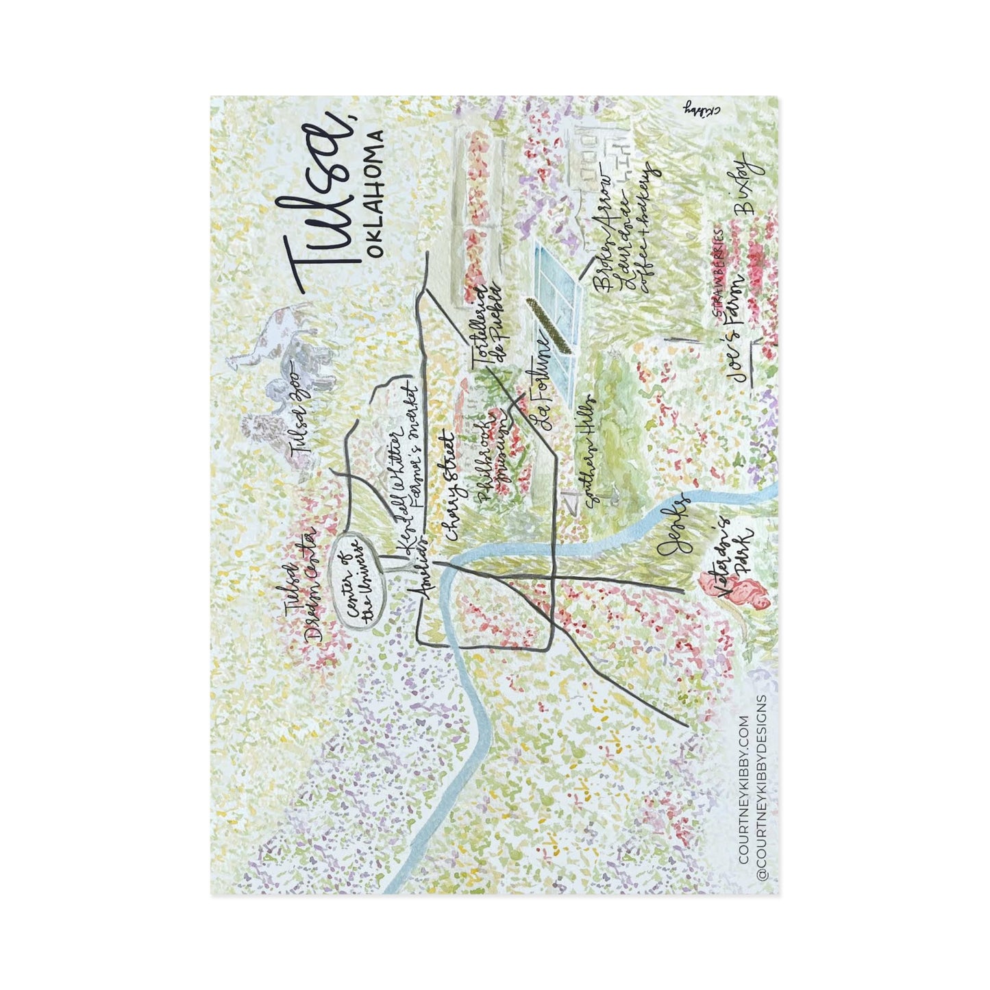 Tulsa Fine Art Postcards