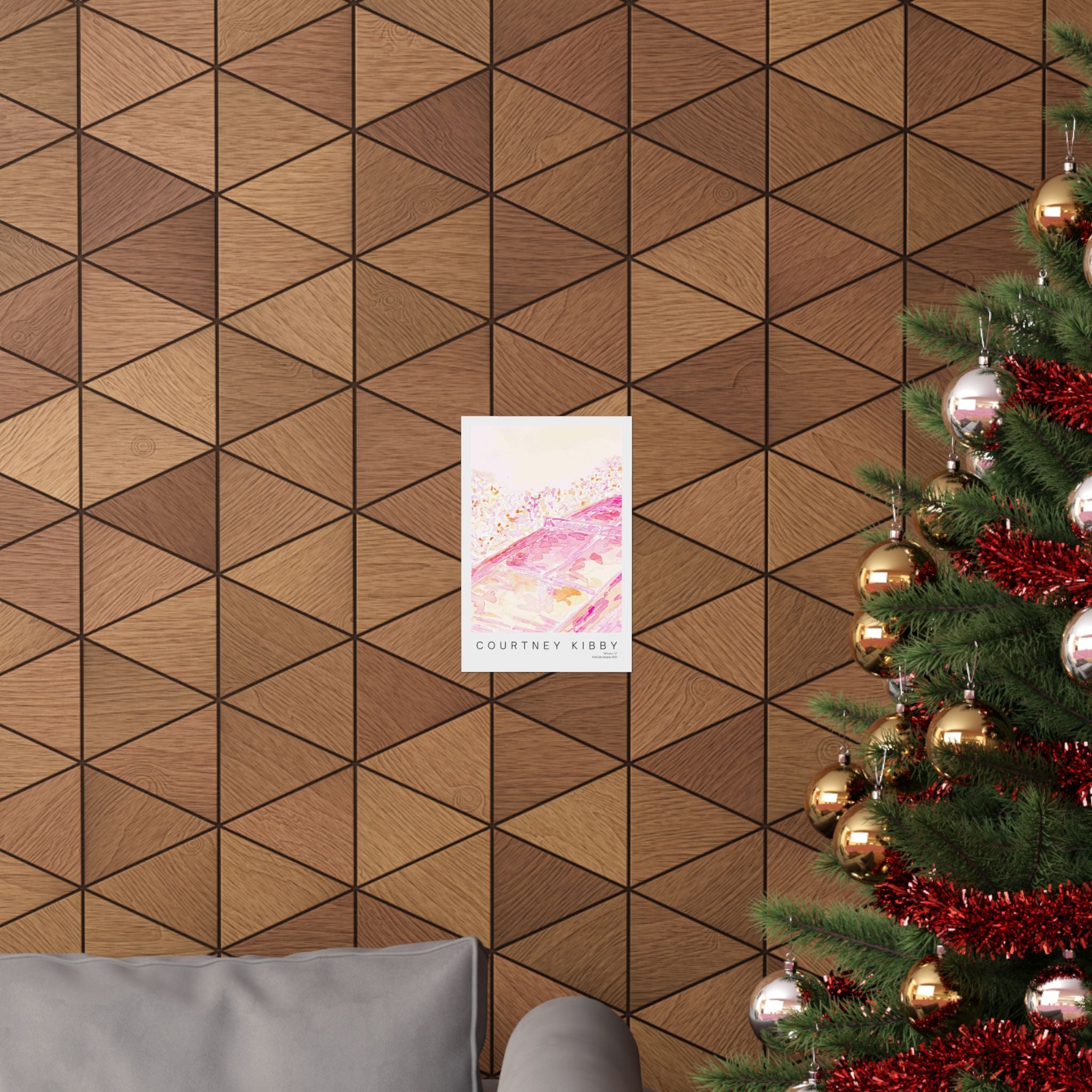 "40 Love in Pink" Matte Vertical Posters