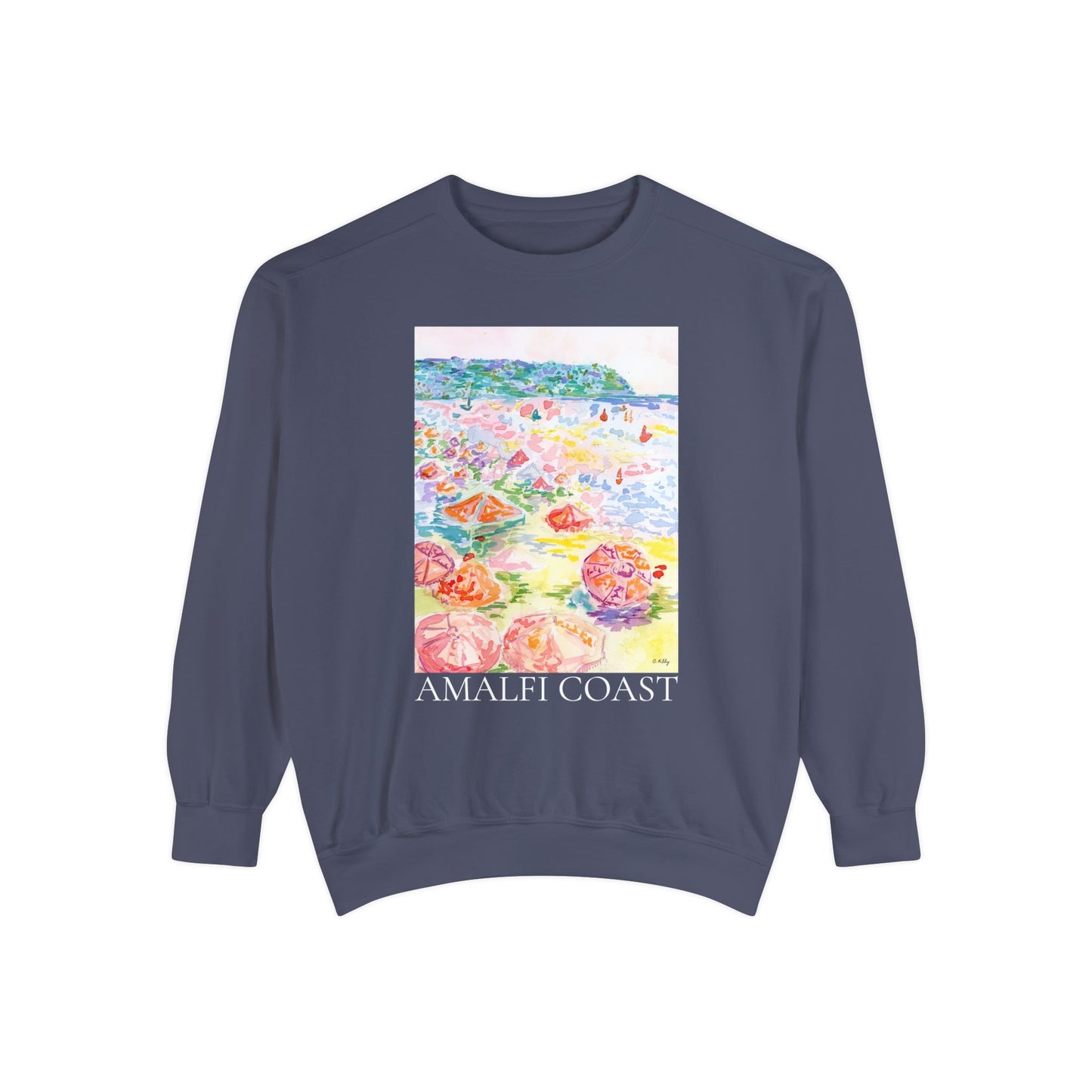 Amalfi Coast Unisex Garment-Dyed Sweatshirt