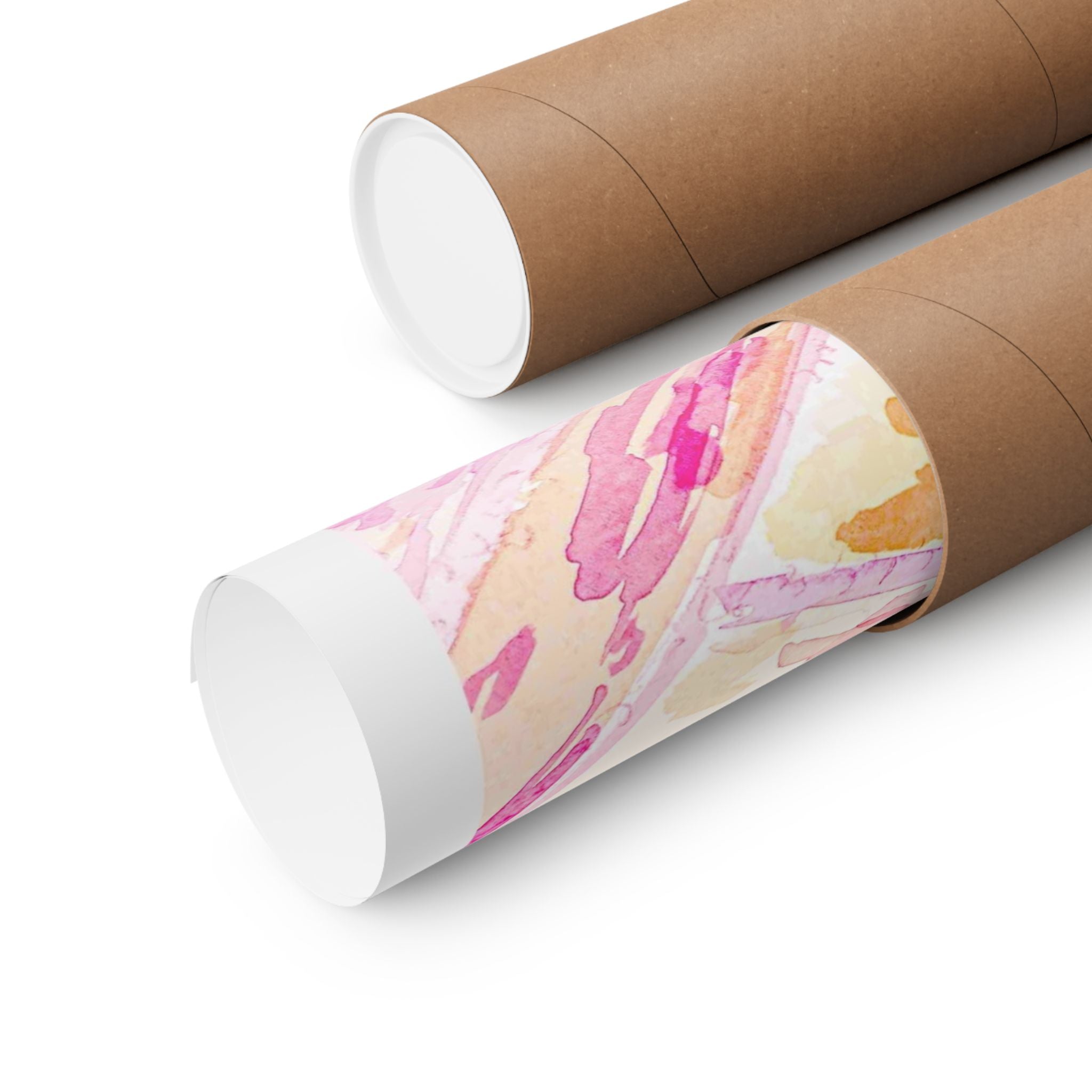 "40 Love in Pink" Matte Vertical Posters