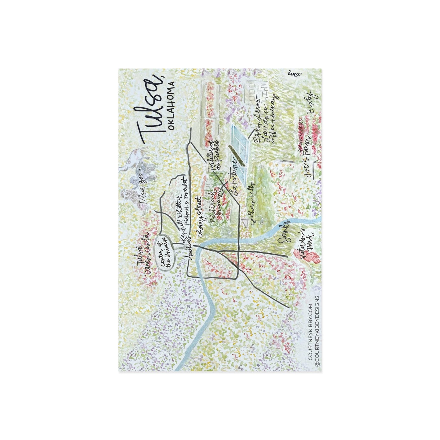 Tulsa Fine Art Postcards