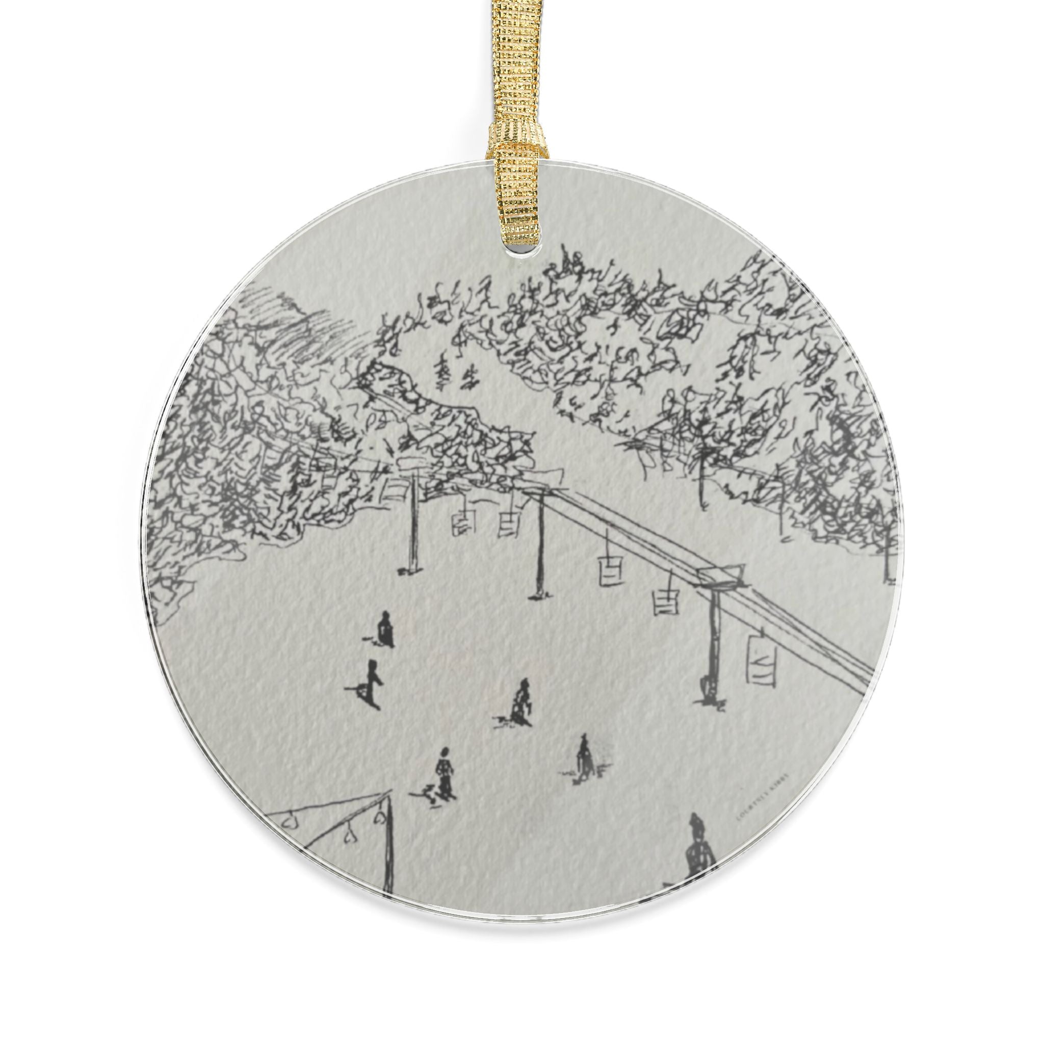 Aspen Acrylic Ornament