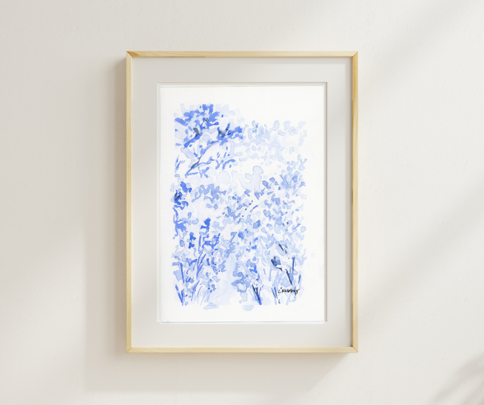 In the Flowers in Blue #2