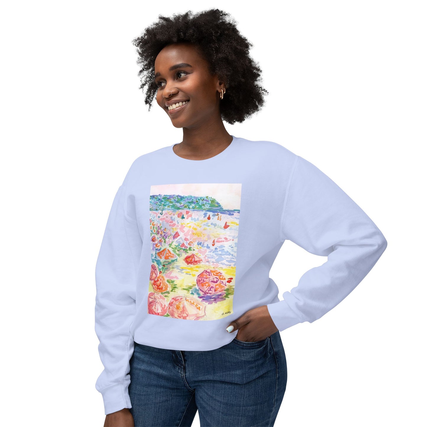 Amalfi Coast II Lightweight Crewneck Sweatshirt