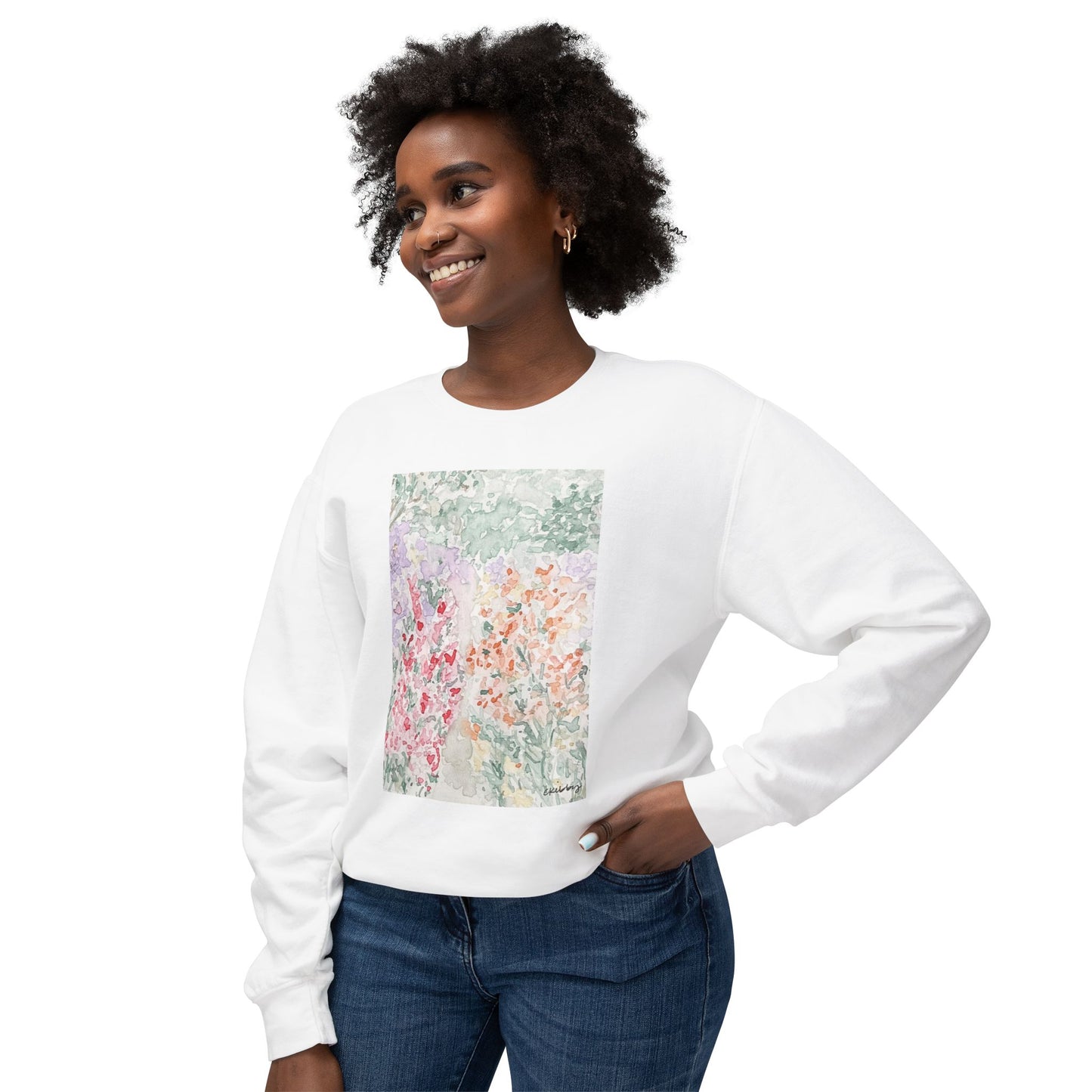 In the Flowers Lightweight Crewneck Sweatshirt