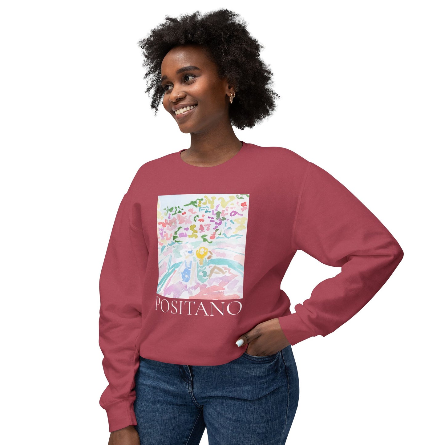 Positano Lightweight Crewneck Sweatshirt