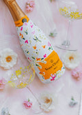 Custom Hand Painted Champagne Bottle — OK only