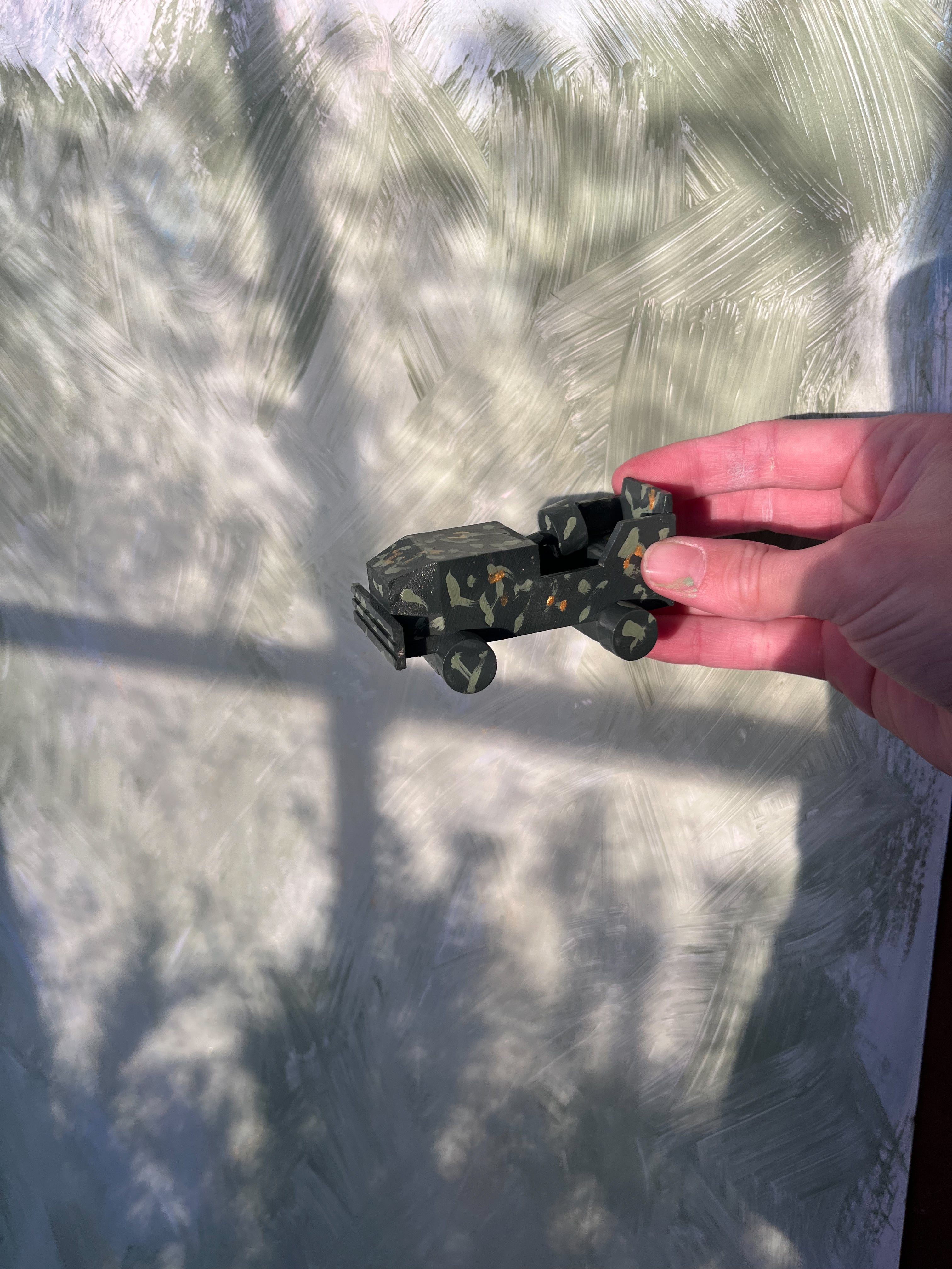 Evergreen Floral Vintage Car Ornament | Holiday 2024 Limited Edition
