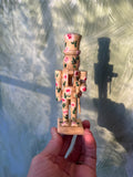Rose Floral on Wood Nutcracker Ornament | Holiday 2024 Limited Edition