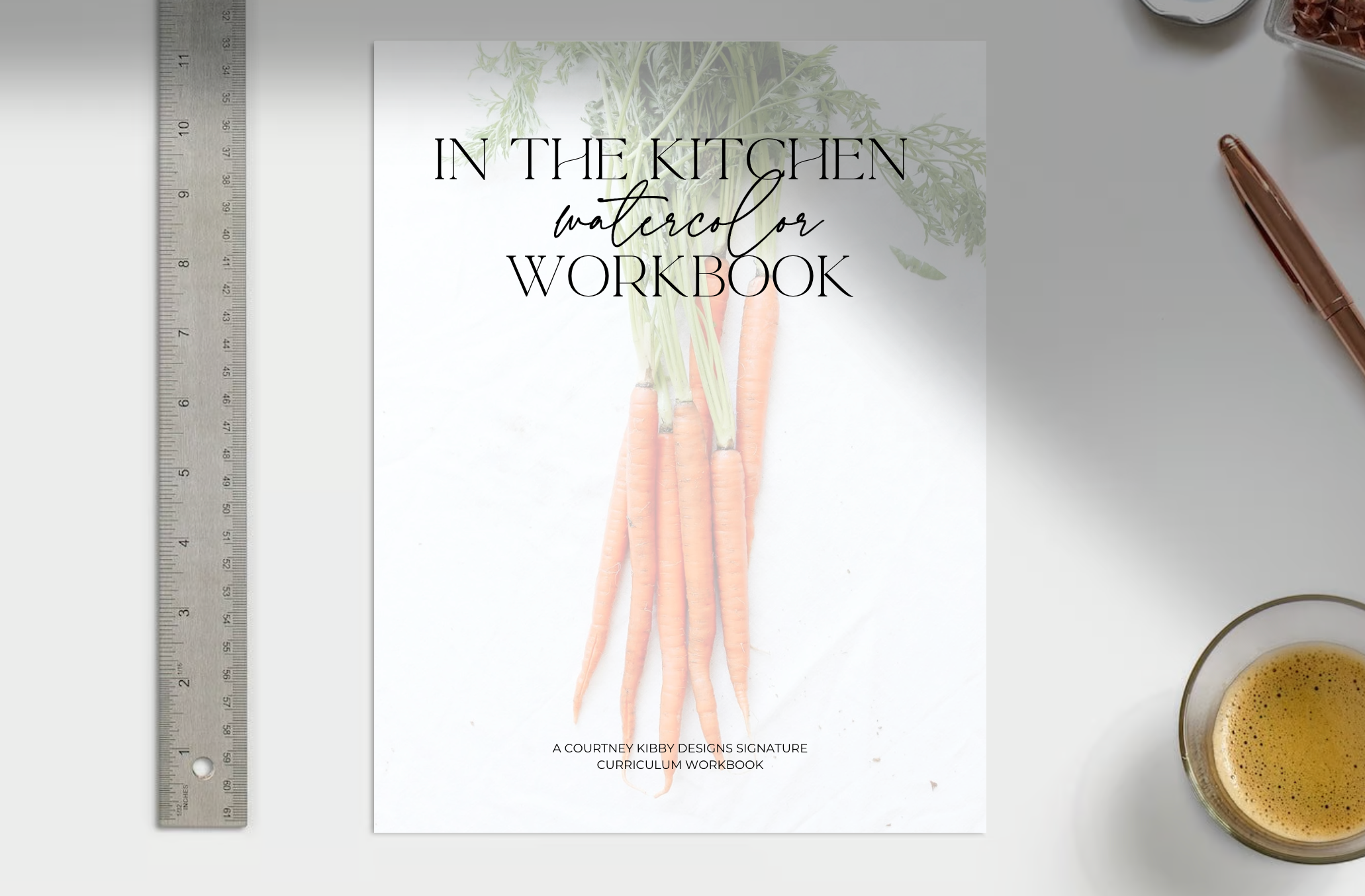 Floral Watercolor Workbook Digital Download