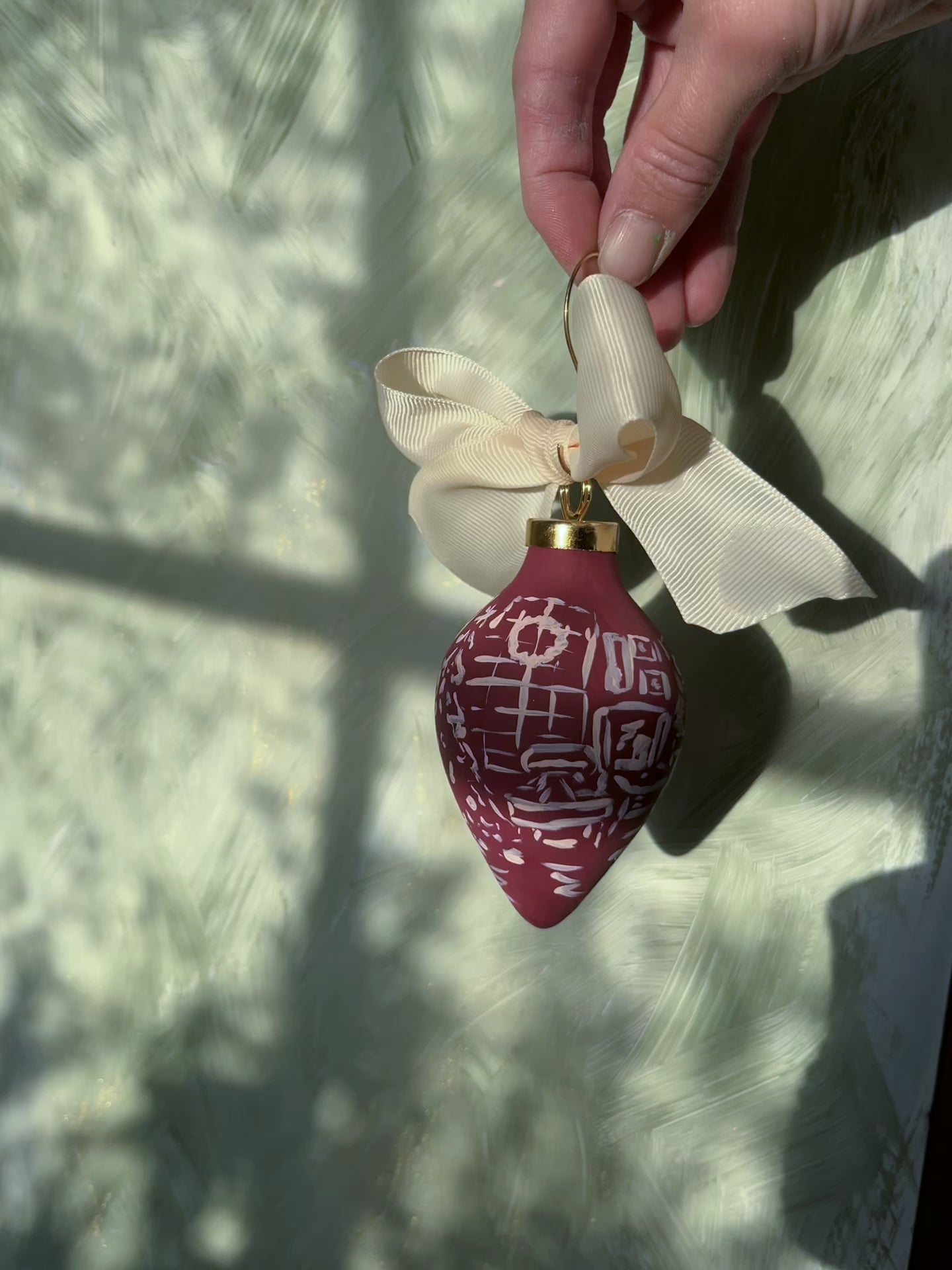 Kindred Bauble in Wine | Holiday 2024 Limited Edition
